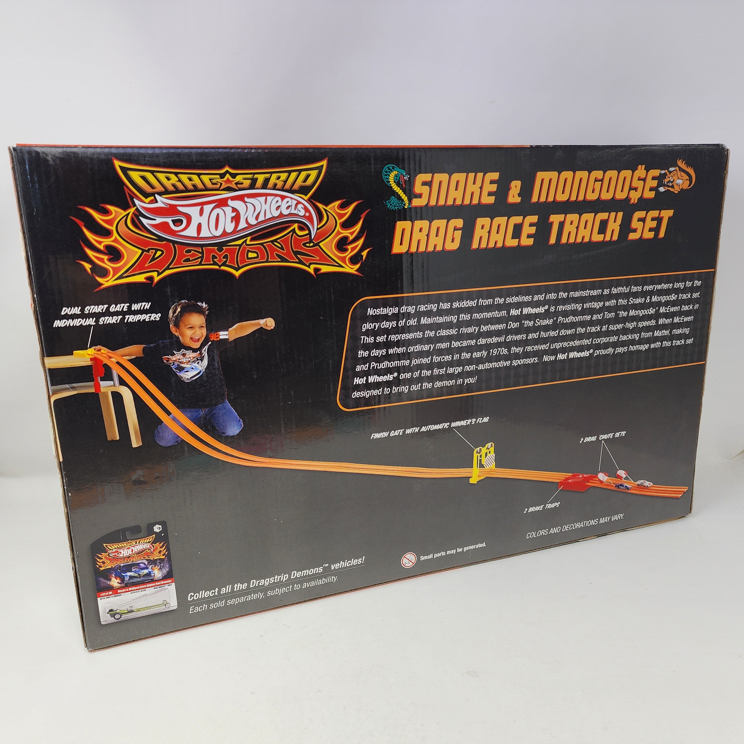 Snake & Mongoose Drag Race Track Set * Hot Wheels Drag Strip Demons、mySite、hgirdovlk