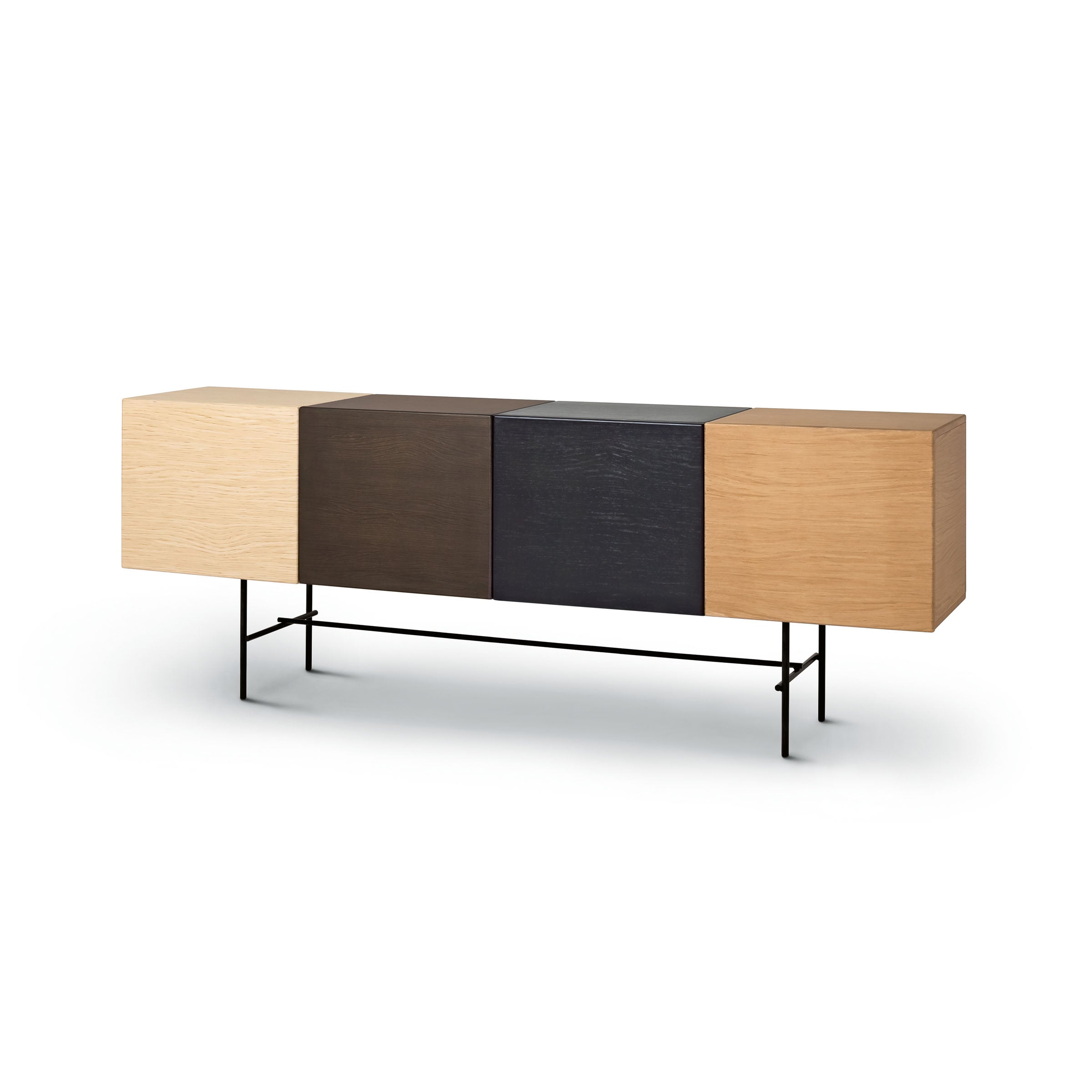 Wood Sideboard RUBYCON Four Doors by Claesson Koivisto Rune for Arflex、mySite、neckold