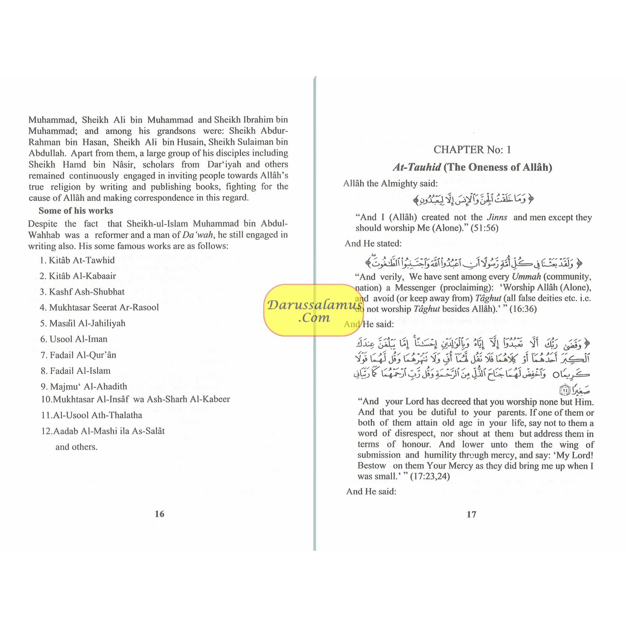 Kitab At-Tauhid The Book of Monotheism By Muhammad bin Abdul Wahhab、mySite、topwebapps