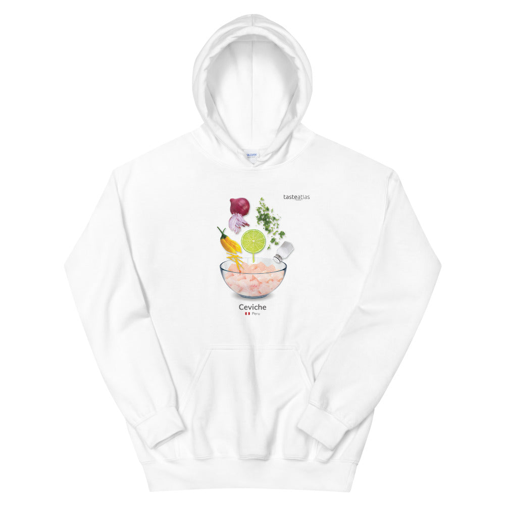 Ceviche Unisex Hoodie、mySite、camillekostekn