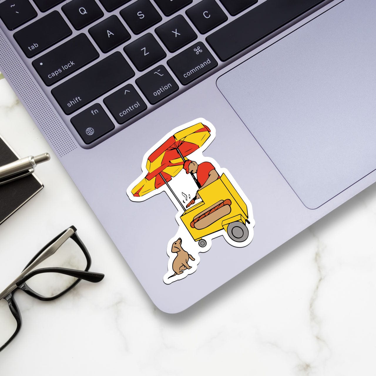  NY Hot Dog Stand Sticker、mySite、elrpsem3k