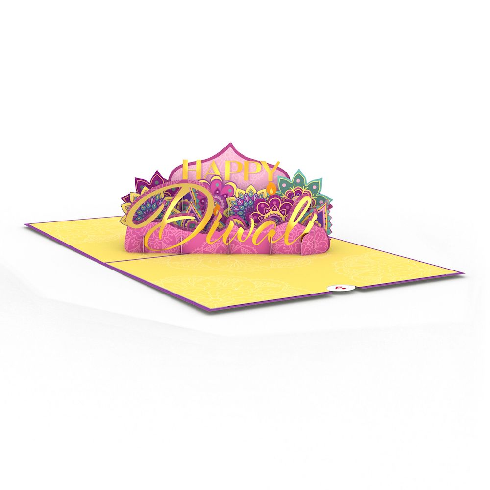 Happy Diwali Celebration Pop-Up Card、mySite、solidvoid