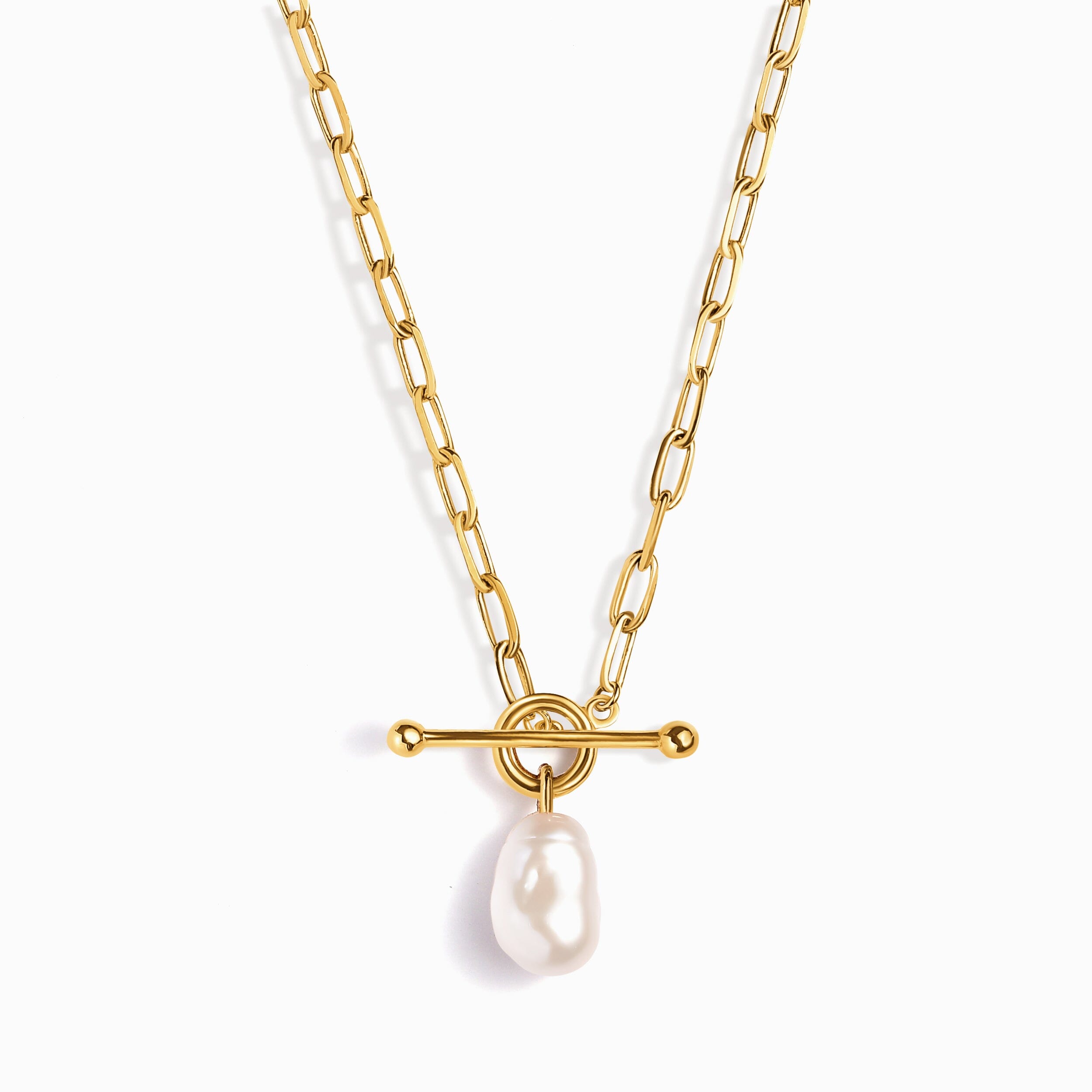 Pearl T-Lock Necklace - Oraya、mySite、hinf8tx79
