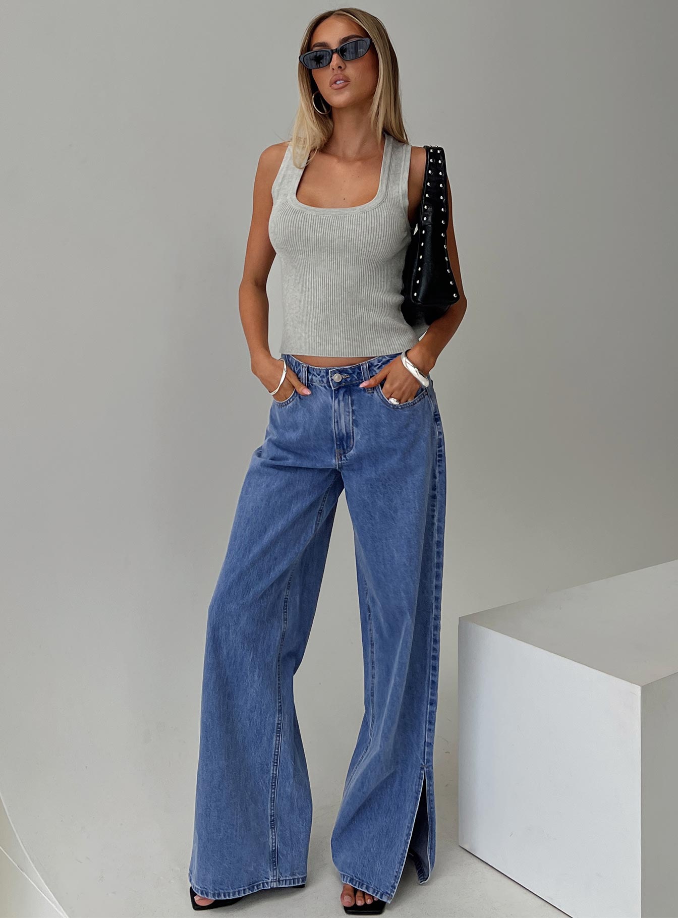 Issues Knit Top Grey、mySite、solidvoid