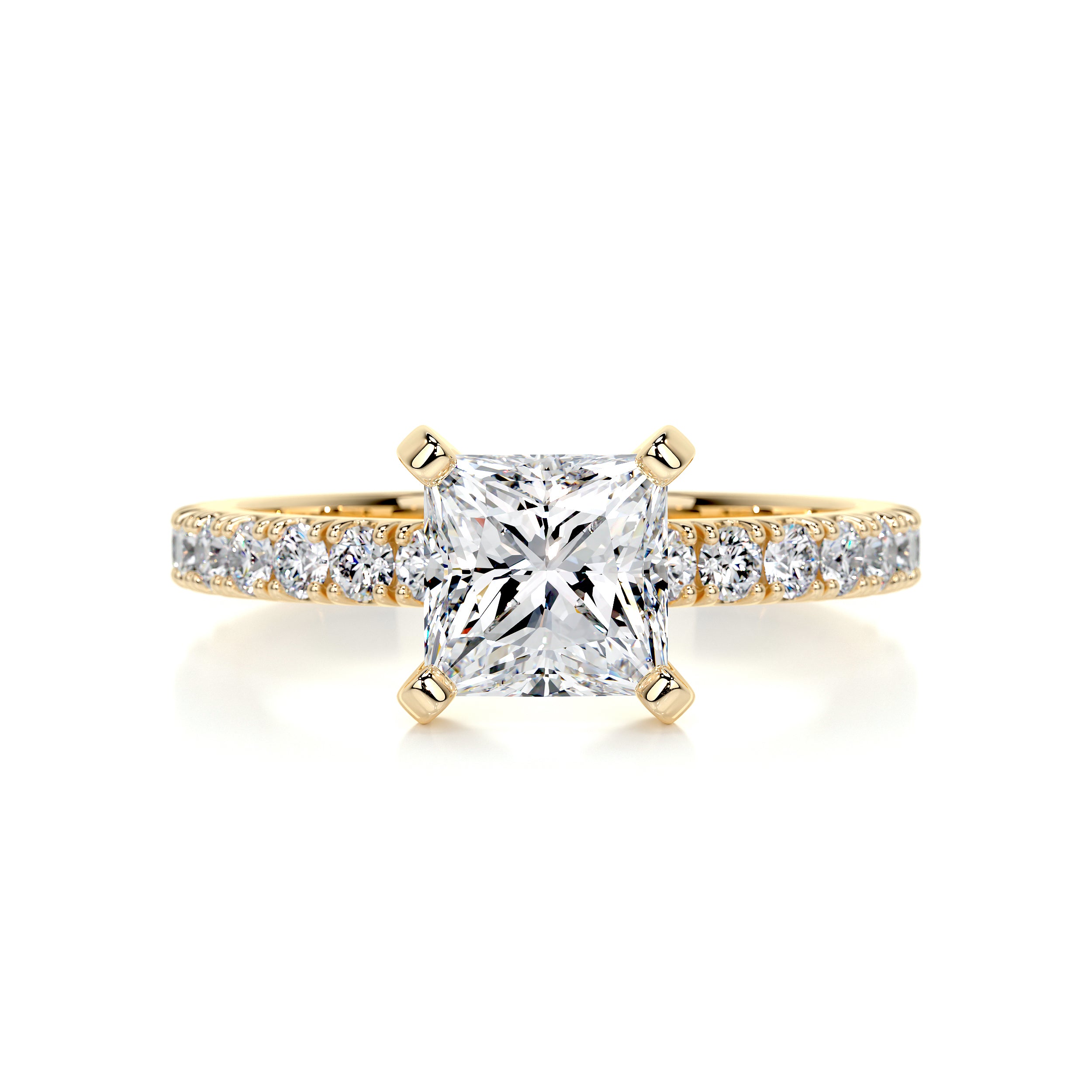Blair Diamond Engagement Ring -18K Yellow Gold、mySite、hinf8tx79