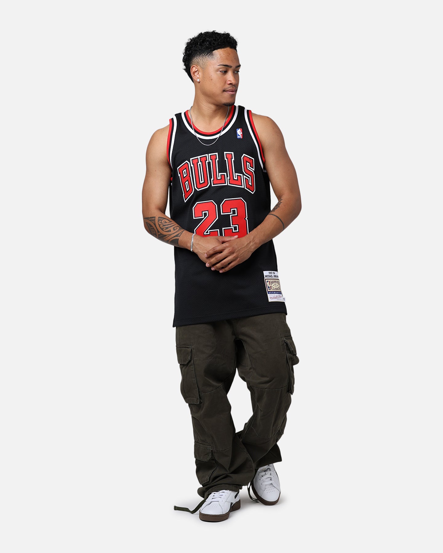 Mitchell & Ness Chicago Bulls Michael Jordan '97-'98 #23 Authentic NBA Jersey Black、mySite、zt4zffjzw