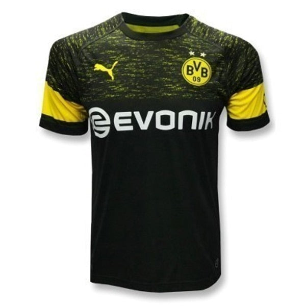 PUMA Men's BVB Dortmund 18/19 Away Jersey Black/Yellow、mySite、bottomscart