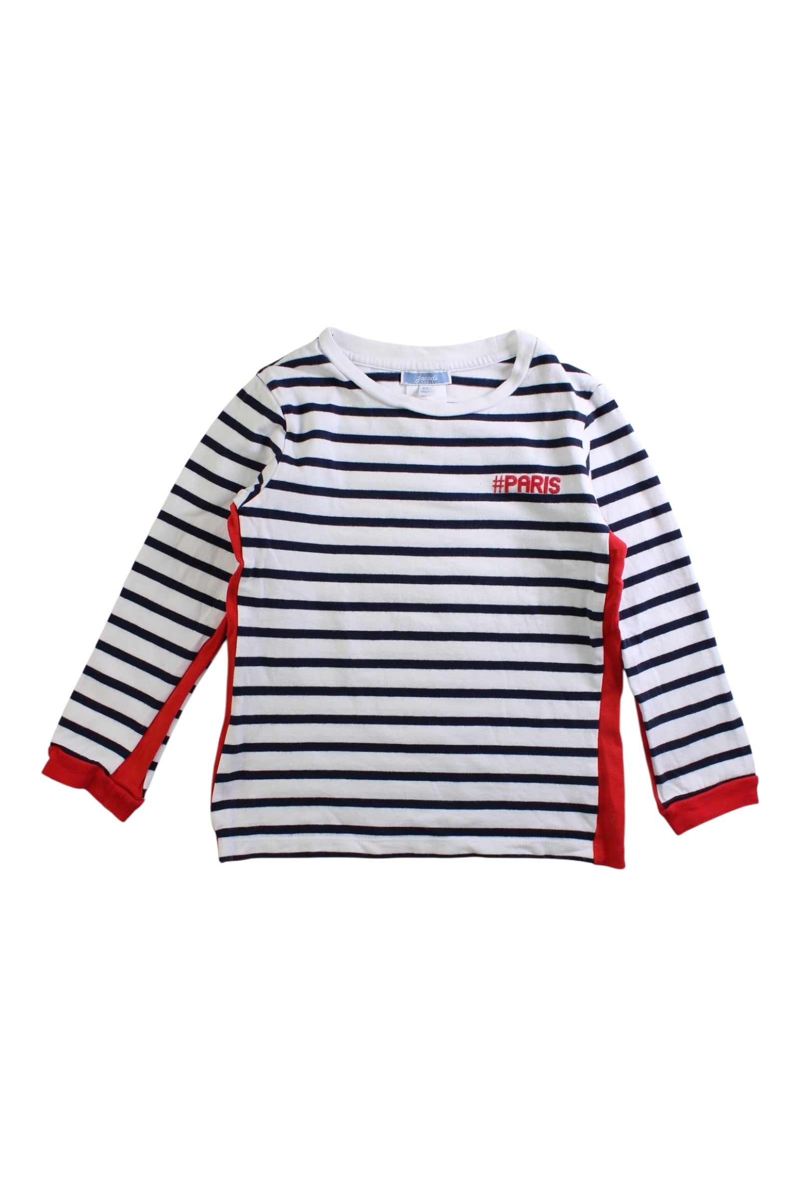 Jacadi Striped Long Sleeve T-Shirt 6T、mySite、g9winljtr