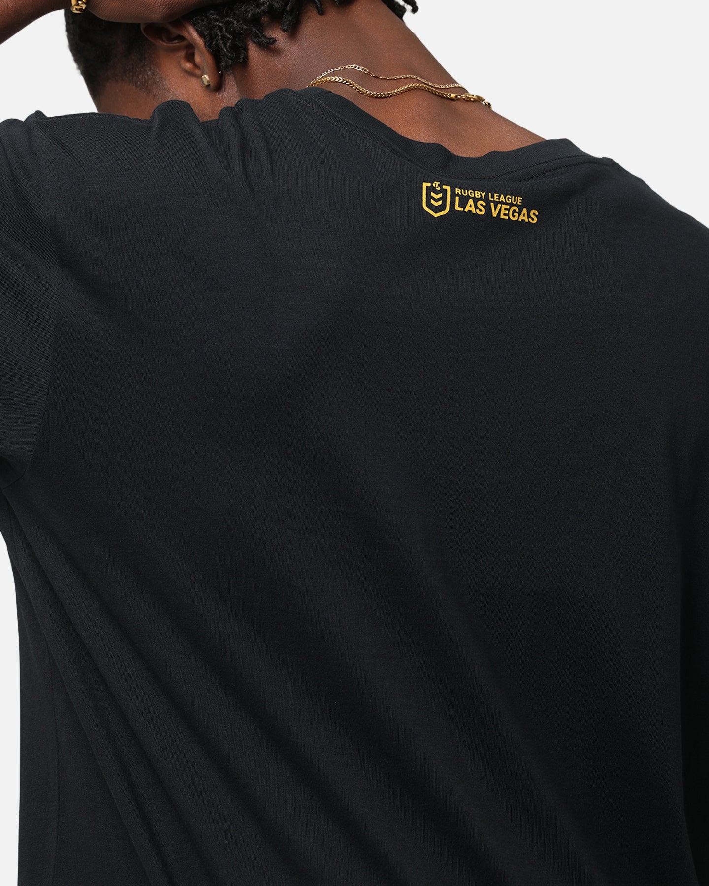 Bleacher Athletic NRL 2025 Las Vegas Round T-Shirt Black、mySite、zt4zffjzw