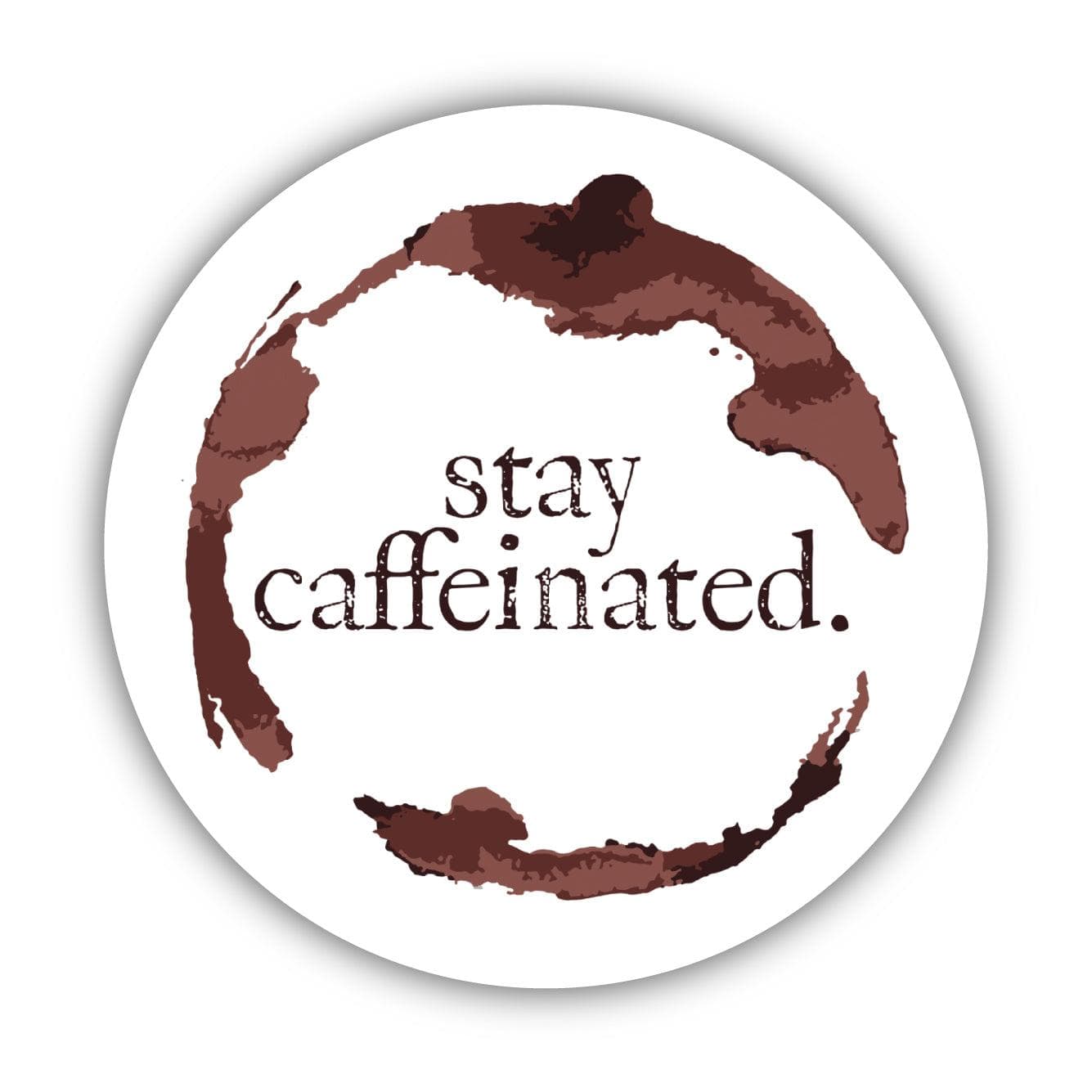  Stay Caffeinated Coffee Sticker、mySite、elrpsem3k