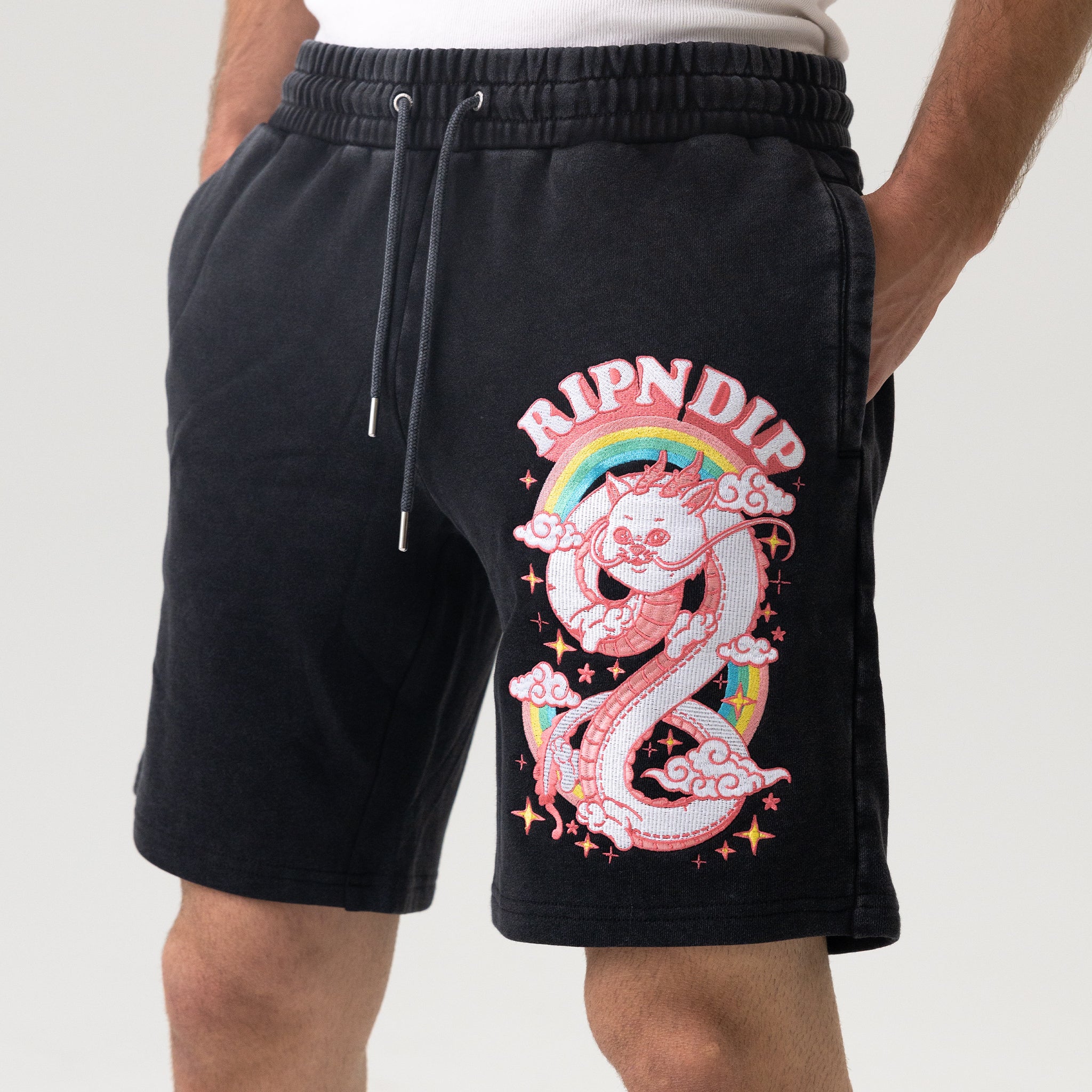  Fantasy Nerm Sweatshorts (Black)、mySite、merchandisen