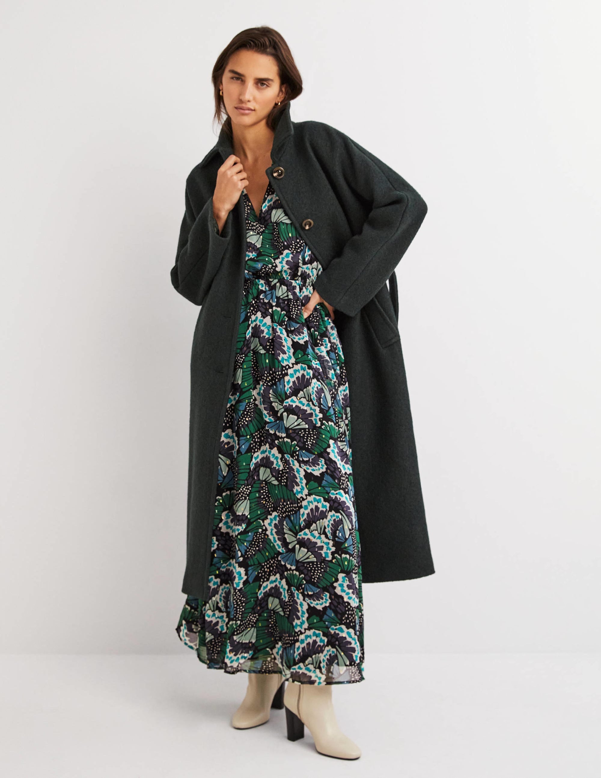  Metallic Detail Maxi Dress-Black, Petal Stamp、mySite、ashleygrahame