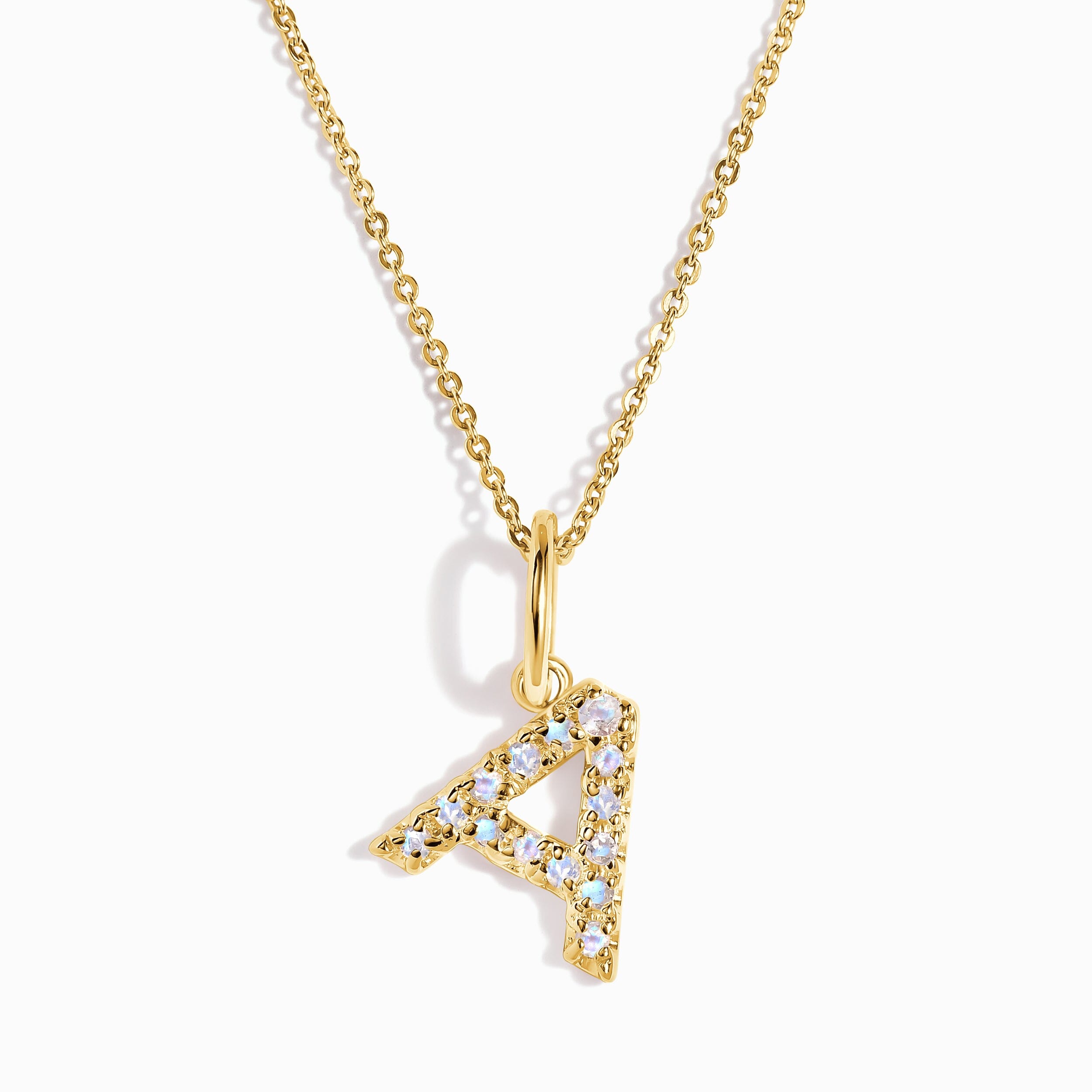 Moonstone Necklace - Alphabet、mySite、hinf8tx79