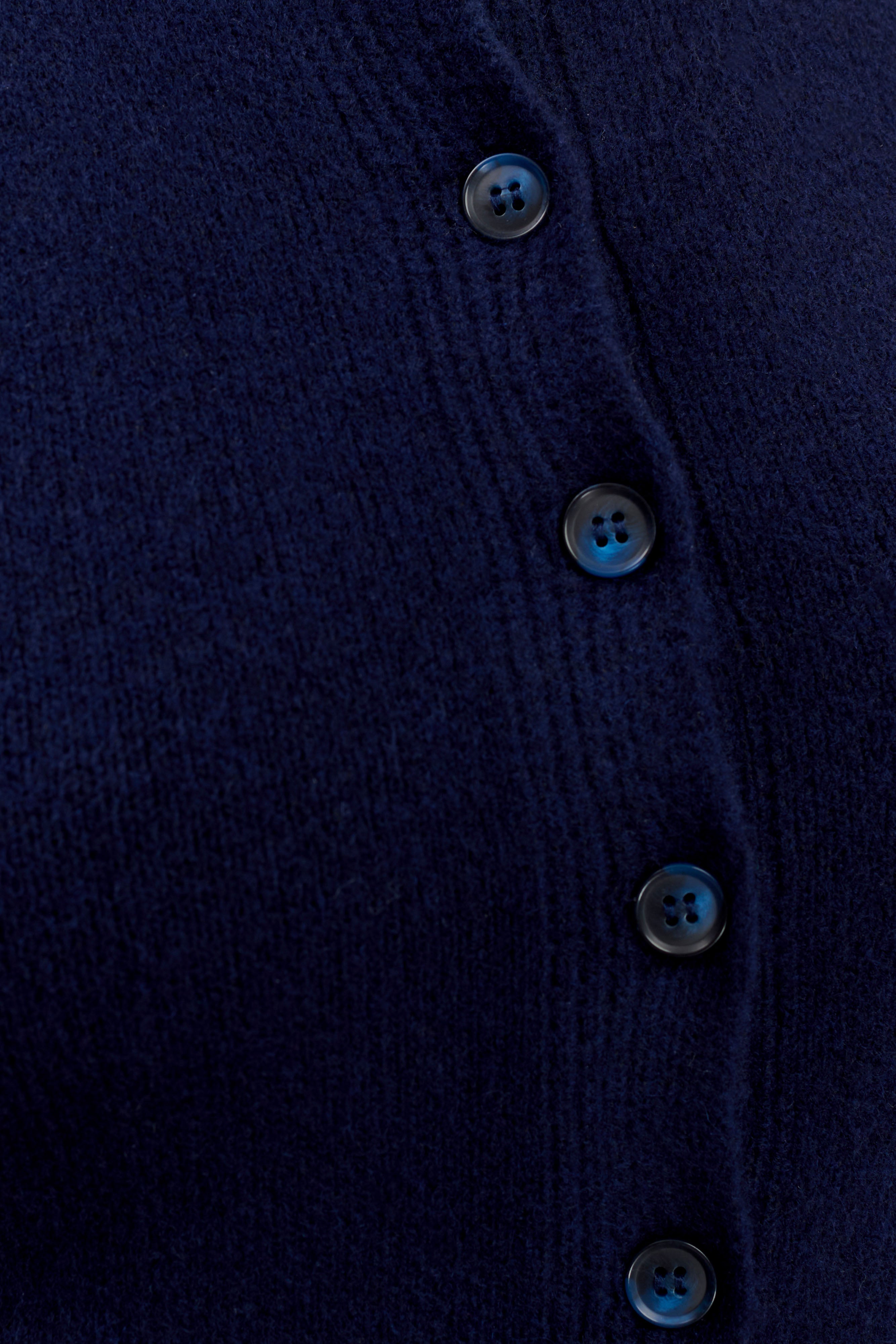 Dionne Sleeveless Knit Vest - Dark Navy、mySite、solidvoid