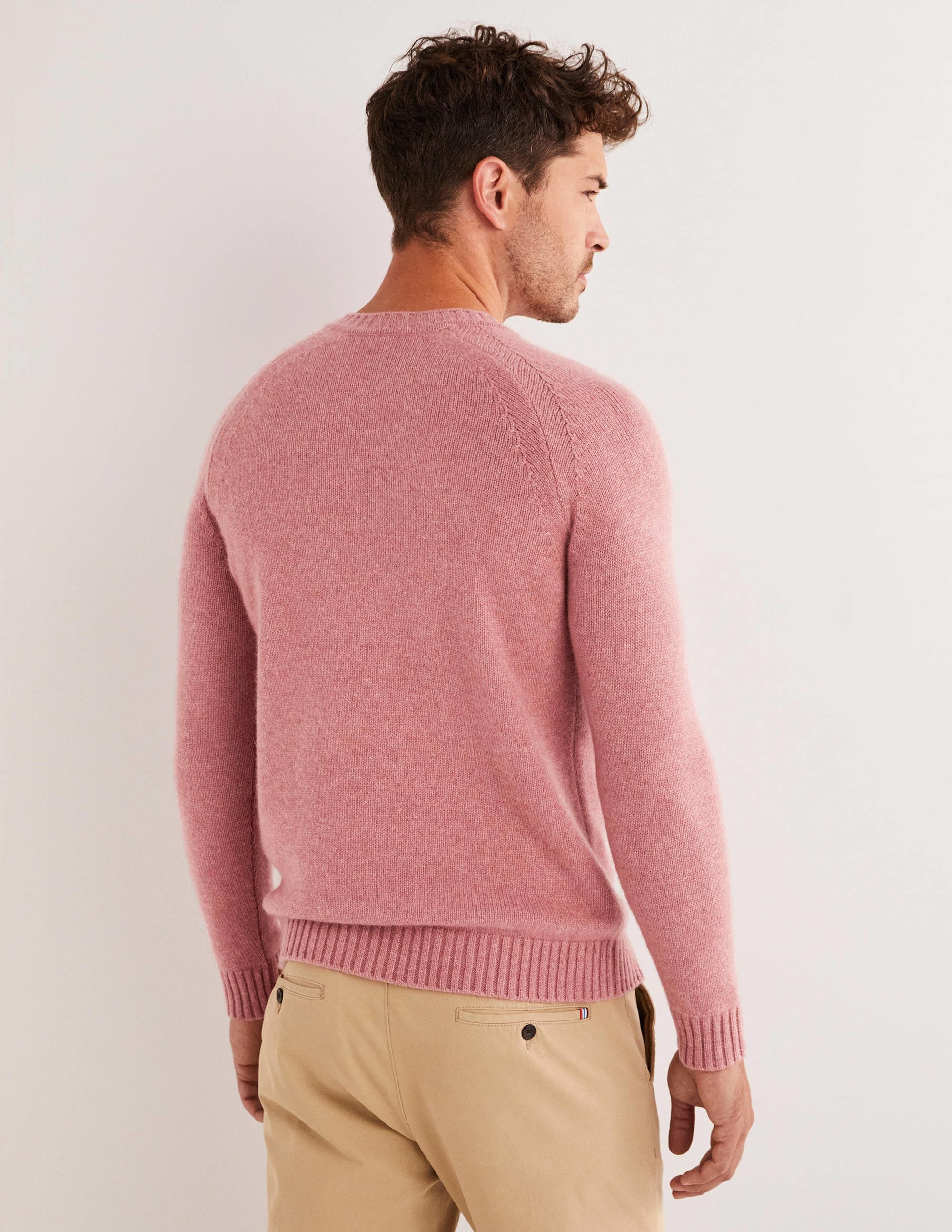  Chunky Cashmere Crew Sweater-Dusty Red、mySite、ashleygrahame