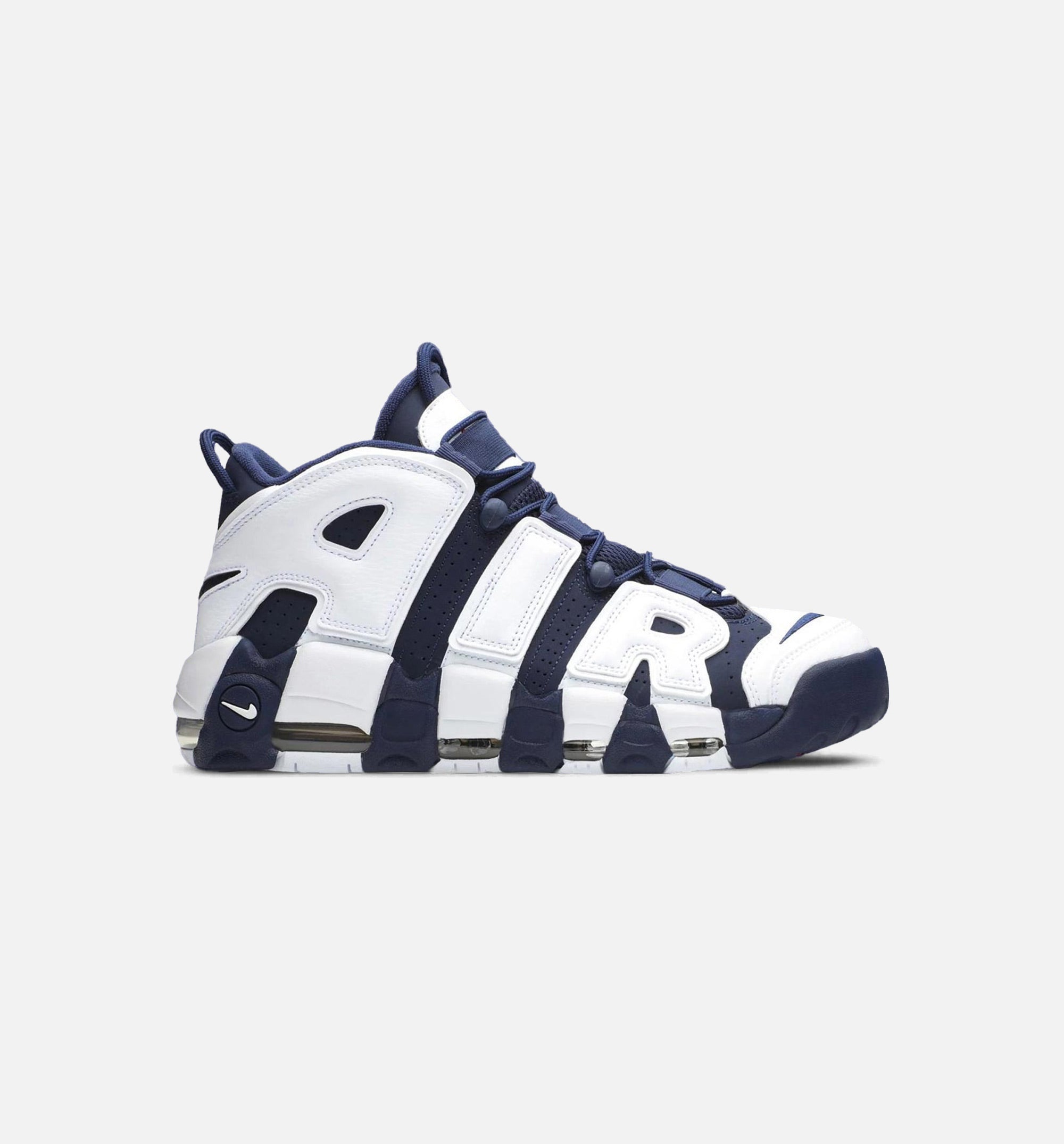 Air More Uptempo '96 Mens Lifestyle Shoe - White/Midnight Navy/Metallic Gold、mySite、dreamappss