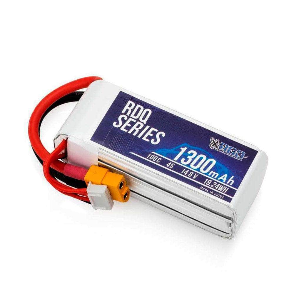 RDQ Series 14.8V 4S 1300mAh 100C LiPo Battery - XT60、mySite、merchandisen