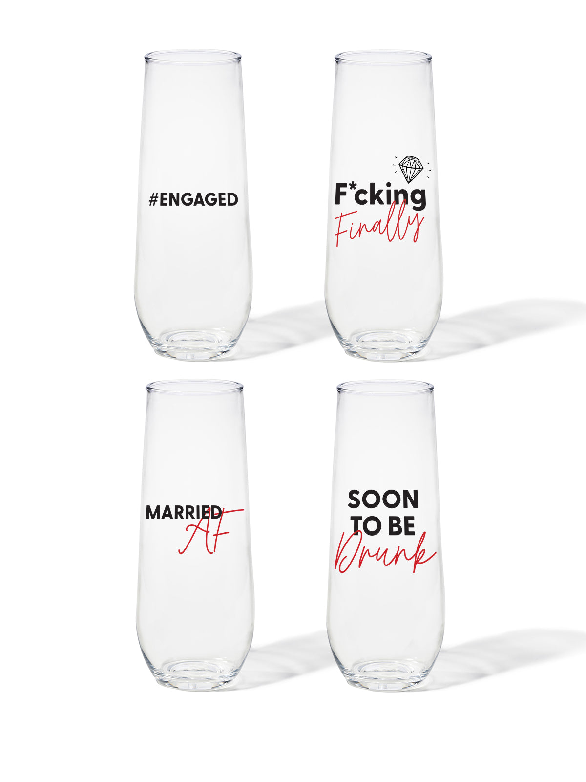 Bachelorette - RESERVE 9oz Stemless Champagne Tritan Copolyester Glass、mySite、camillekostekn