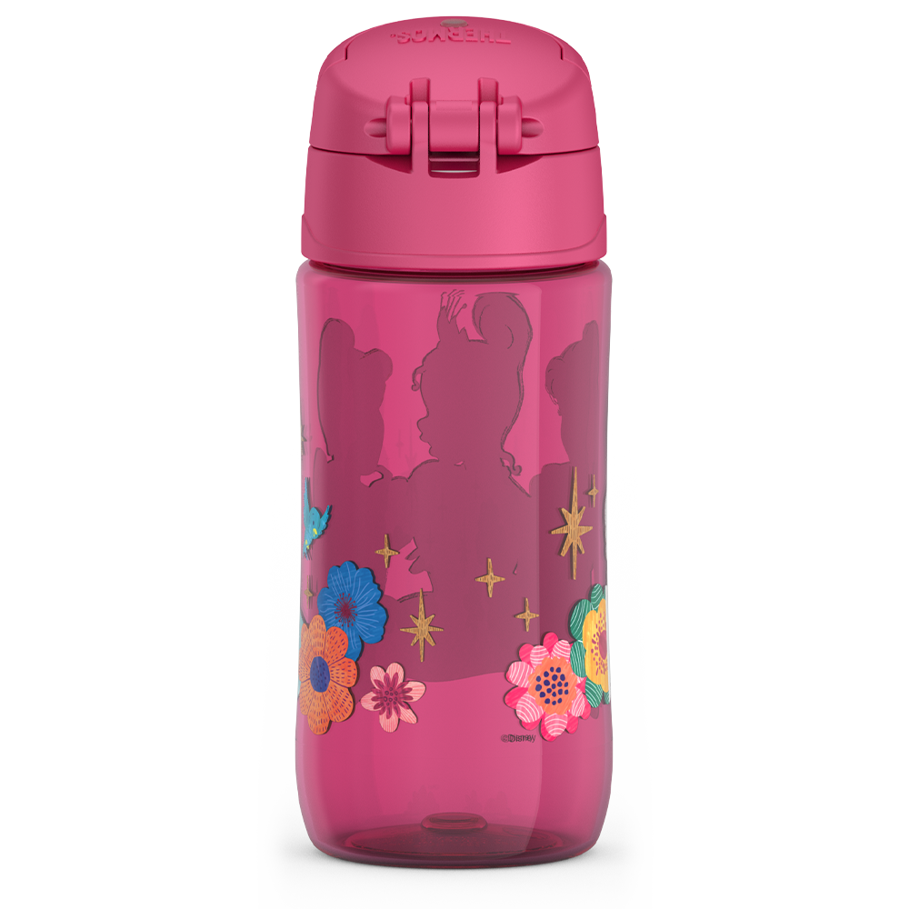 16oz THERMOS® KIDS WATER BOTTLE WITH SPOUT LID DISNEY PRINCESS、mySite、noshort