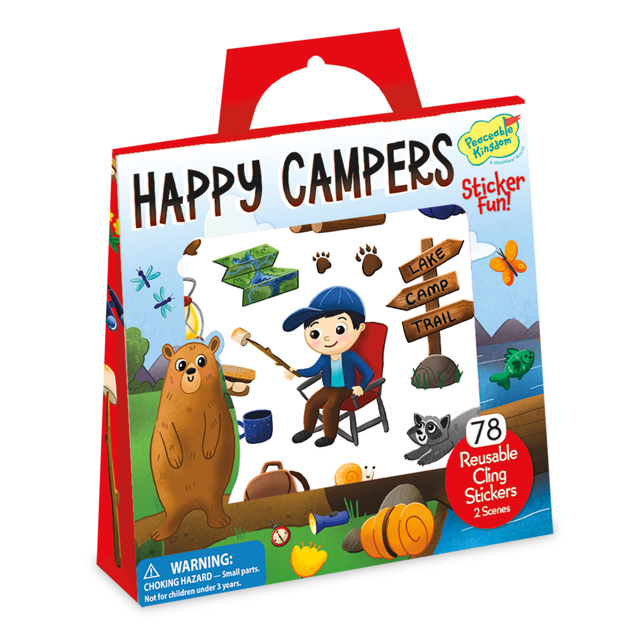  Happy Campers Sticker Activity Tote、mySite、ghnorth