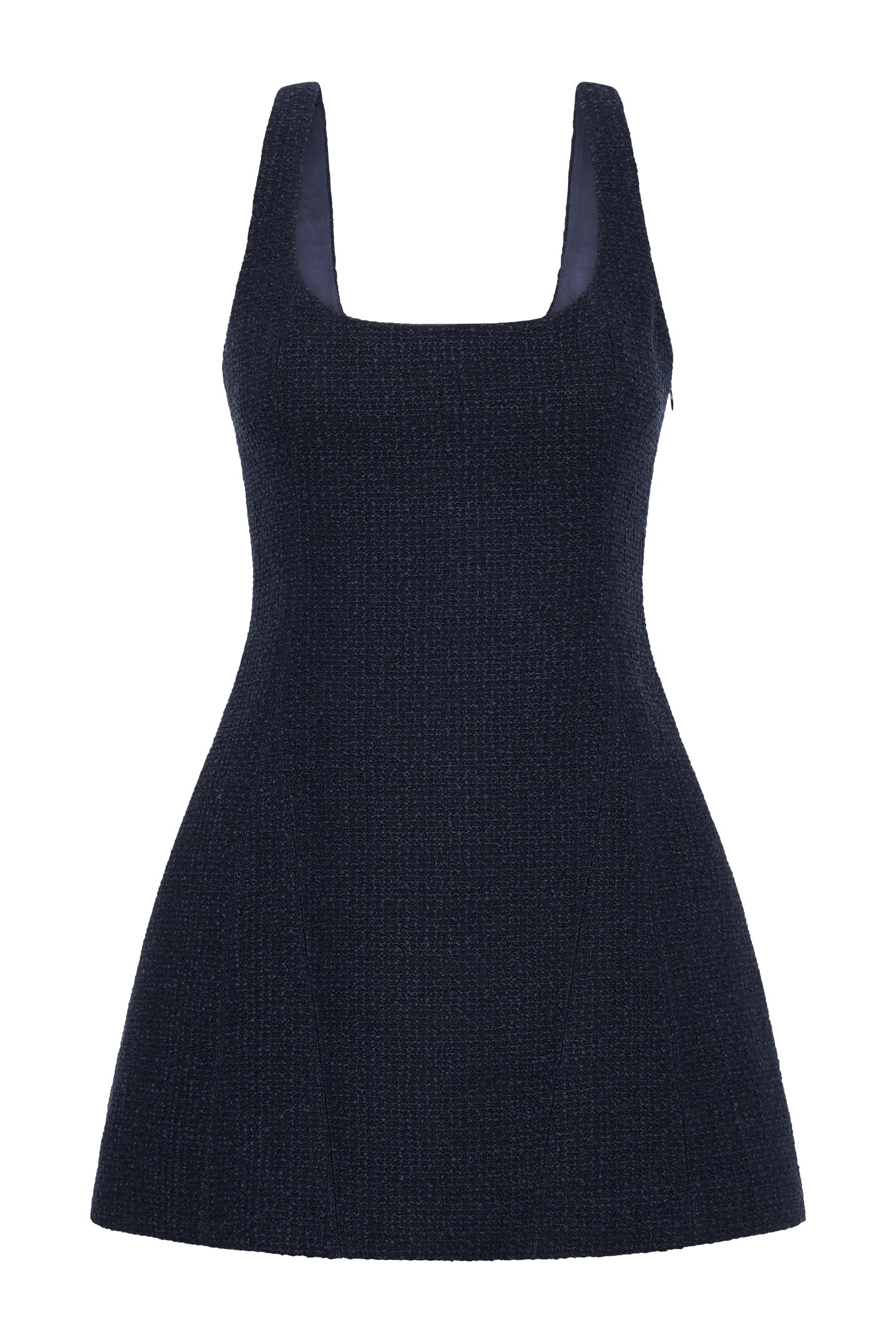 Beth Boucle Mini Dress - Navy、mySite、solidvoid