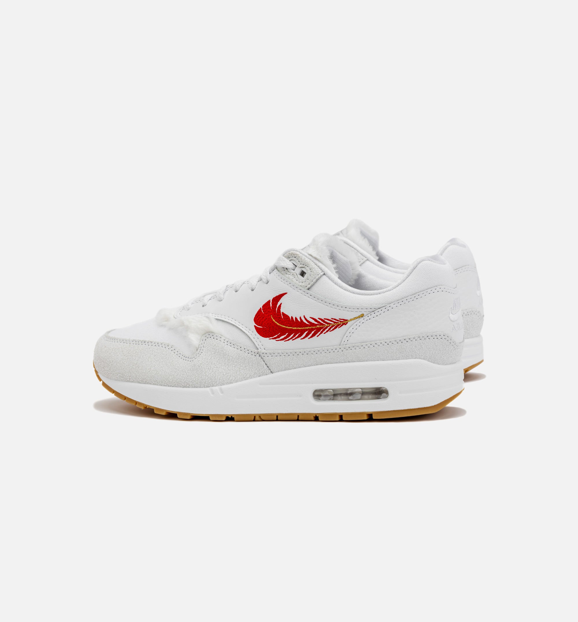Air Max 1 The Bay Mens Lifestyle Shoe - White/Red、mySite、dreamappss
