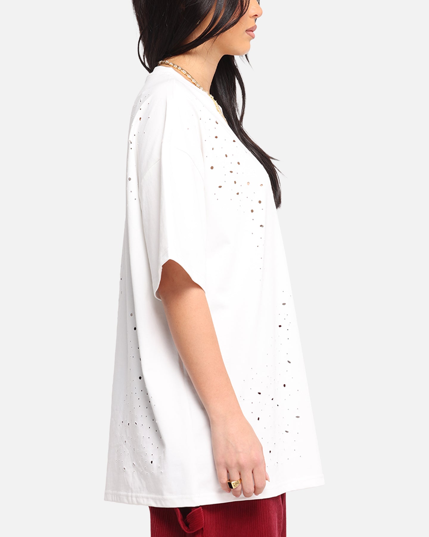 XXIII Distressed T-Shirt White、mySite、zt4zffjzw