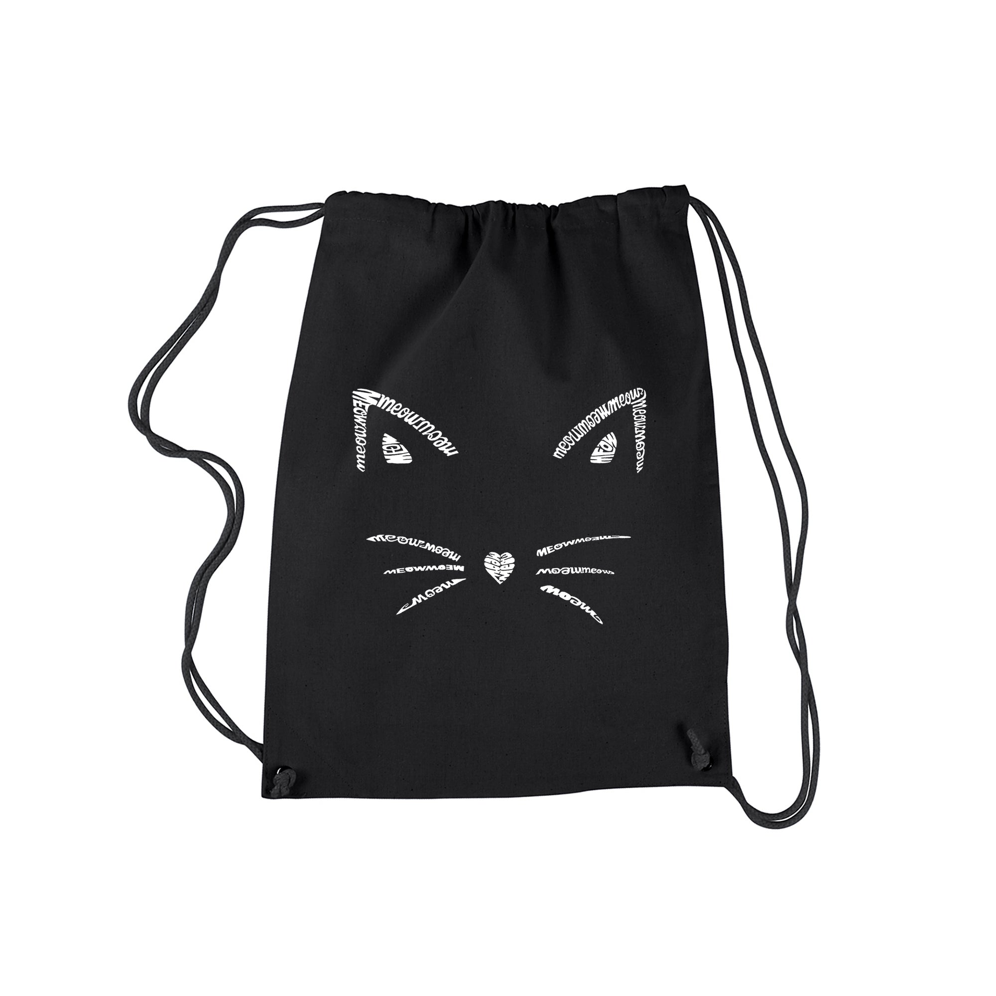 Whiskers - Drawstring Backpack、mySite、camillekostekn