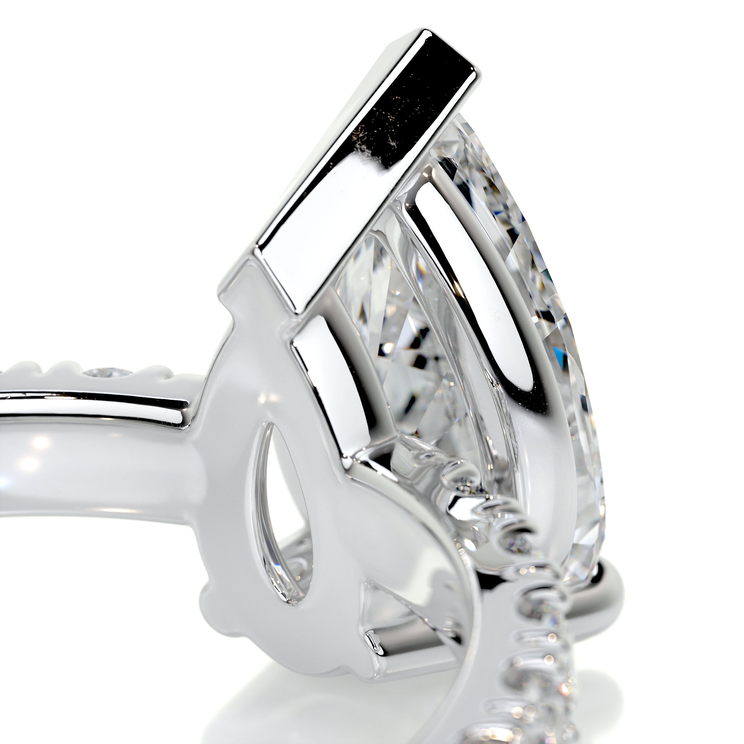 Hailey Diamond Engagement Ring -18K White Gold、mySite、hinf8tx79
