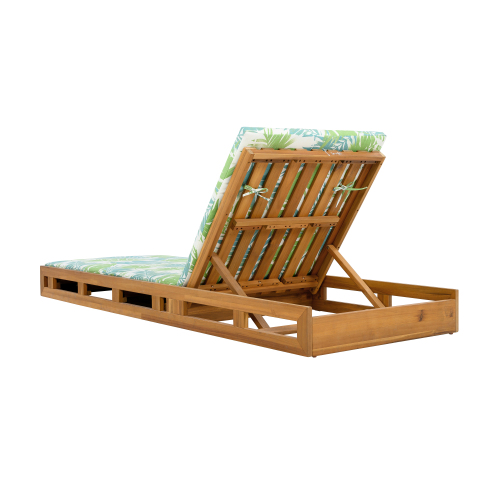 LOUNGE CHAISE SET, ACACIA WOOD WITH WATER-RESISTANT LOUNGE CUSHIONS (CREAM & 4 INCH THICK) - MATCHING DARK GREY VERSION AVAILABLE、、eastwooduniform