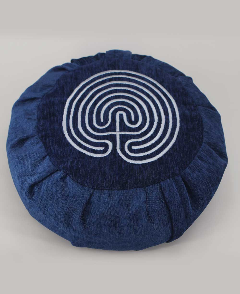 Seven Circles Labyrinth Design Zafu Meditation Cushion、mySite、topwebapps