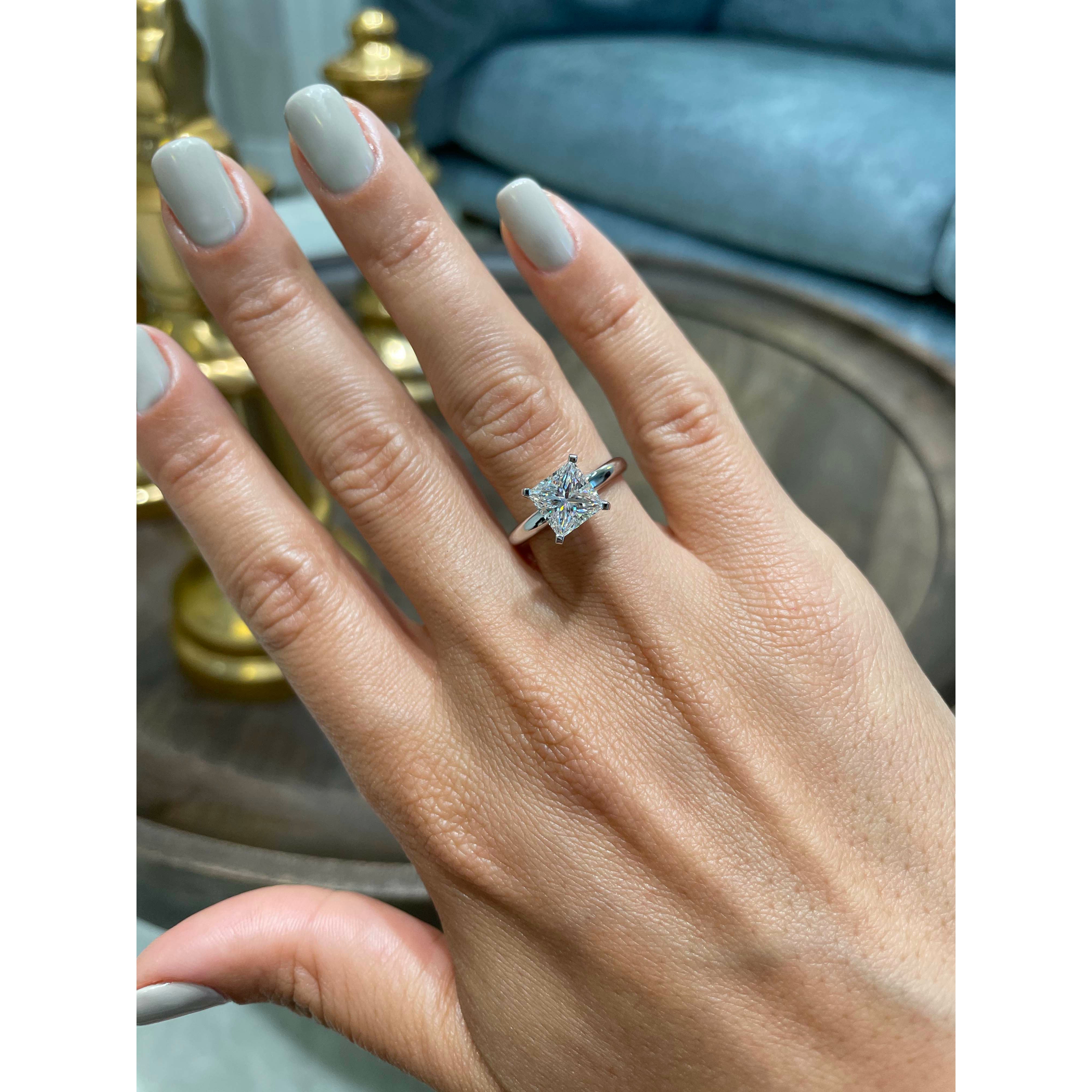 Isabelle Lab Grown Diamond Ring -18K White Gold、mySite、hinf8tx79