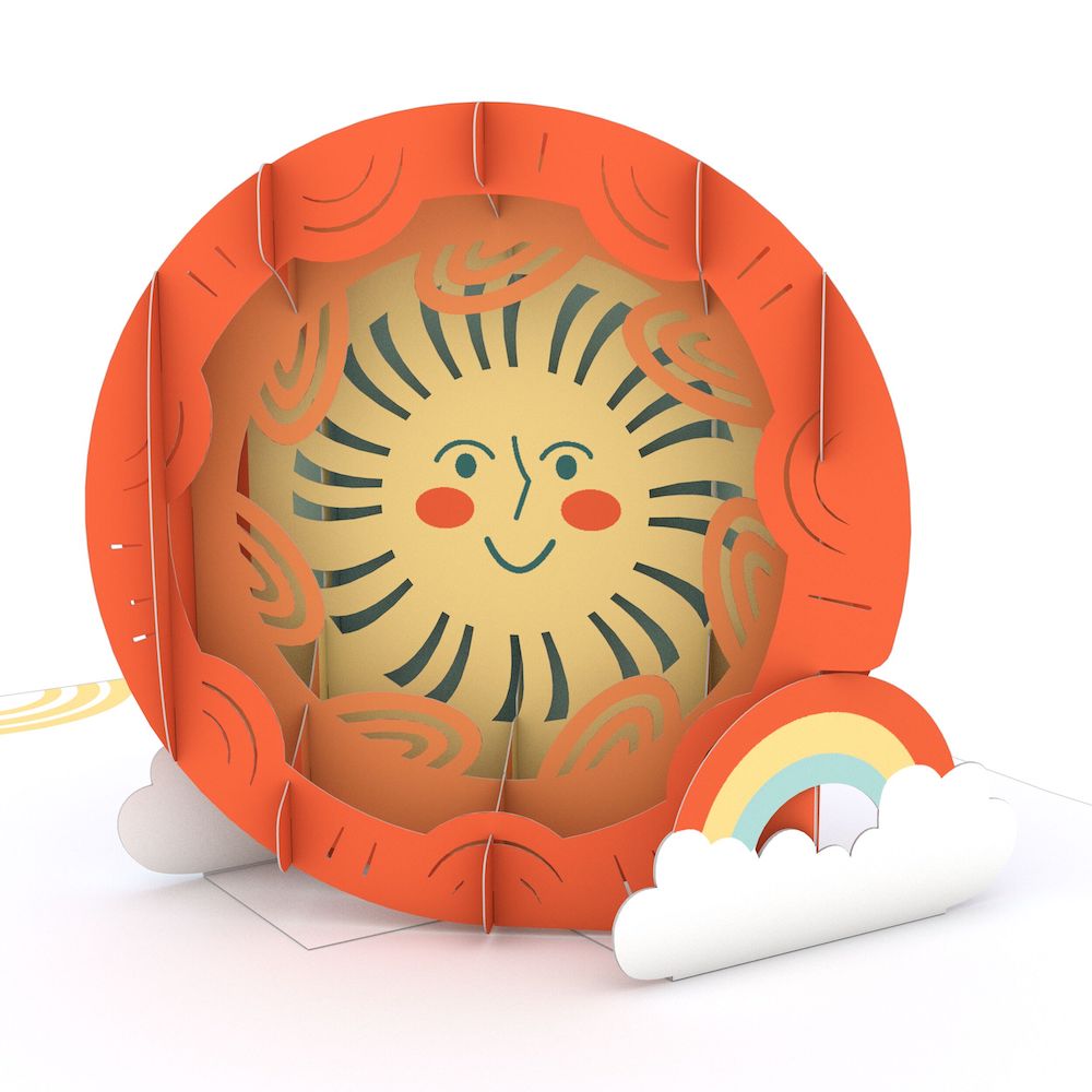 Sending Sunshine Your Way: Paperpop® Card、mySite、solidvoid