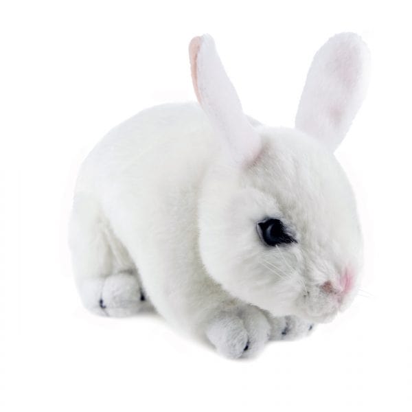 Black or Blue & White or White Bunny Rabbits Realistic Size 23cm.、mySite、g9winljtr