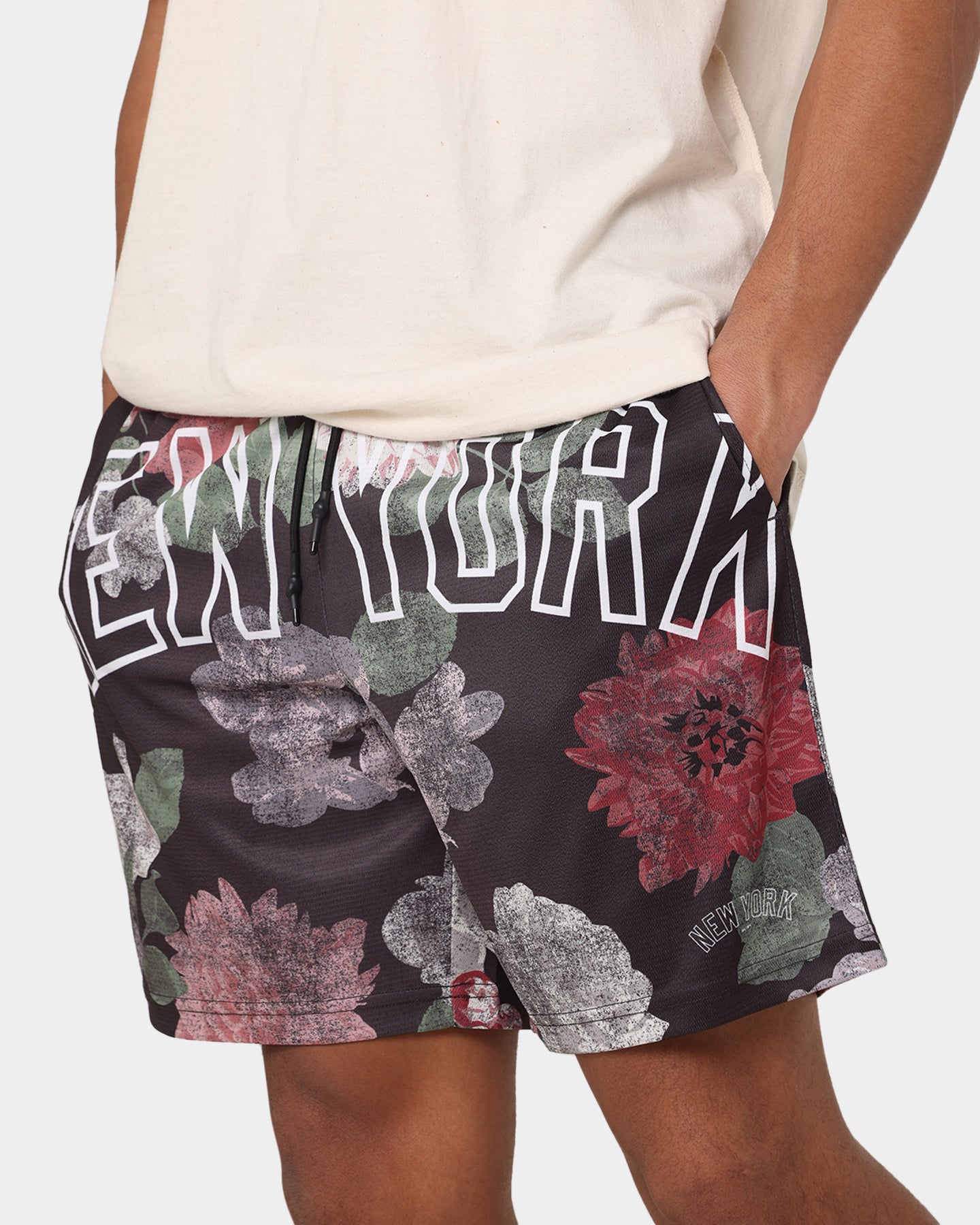 Majestic Athletic New York Yankees Digi Floral Camo Shorts Faded Black、mySite、zt4zffjzw