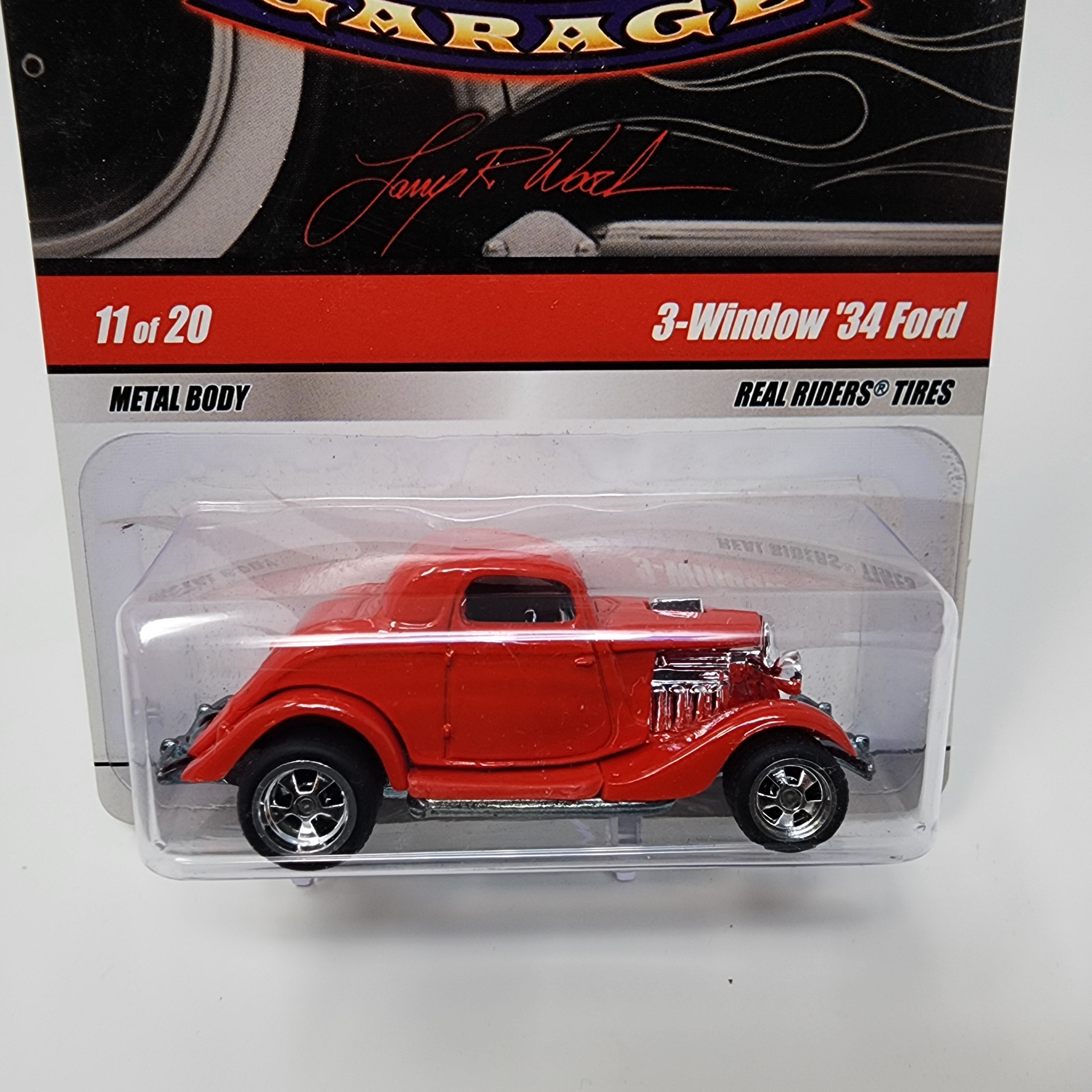 3-Window '34 Ford #11/20 * Orange * Hot Wheels Garage Larry's、mySite、hgirdovlk