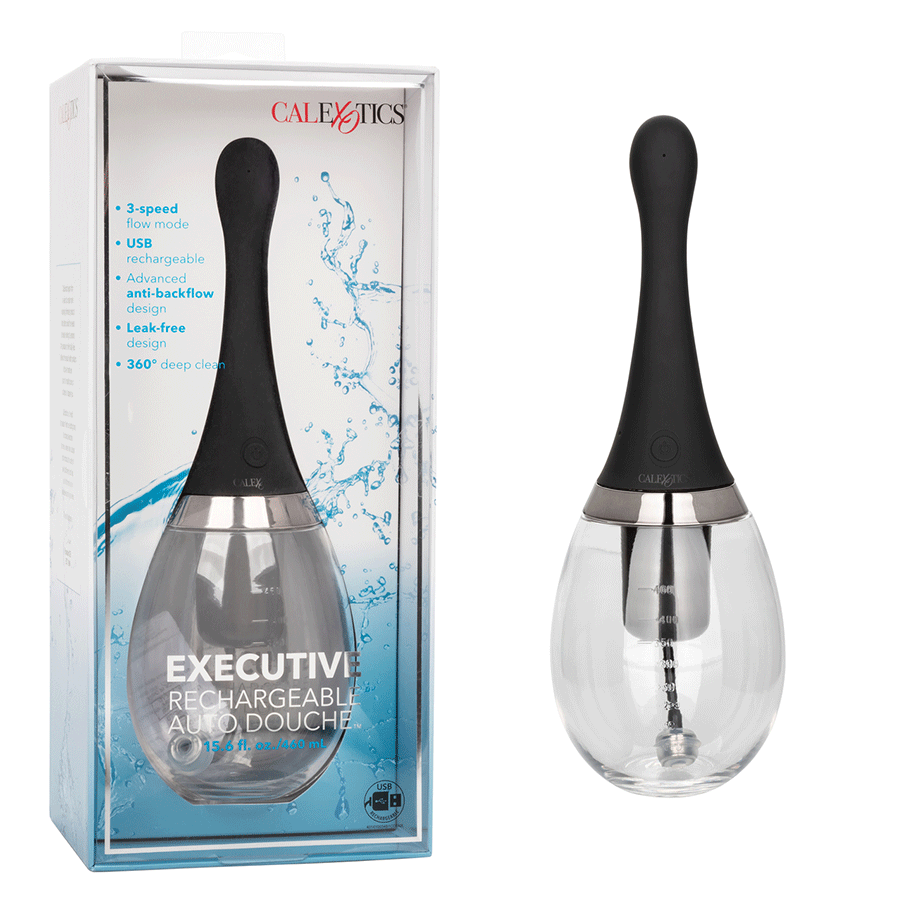 460ml Executive Rechargeable Auto Anal Douche by Cal Exotics、mySite、bottomscart