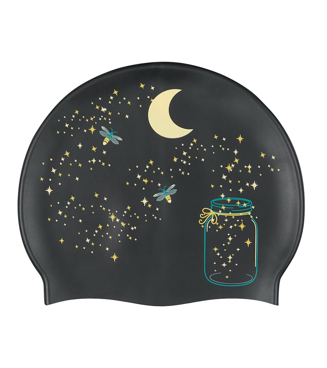 Sporti Firefly Lane Silicone Swim Cap、mySite、noshort