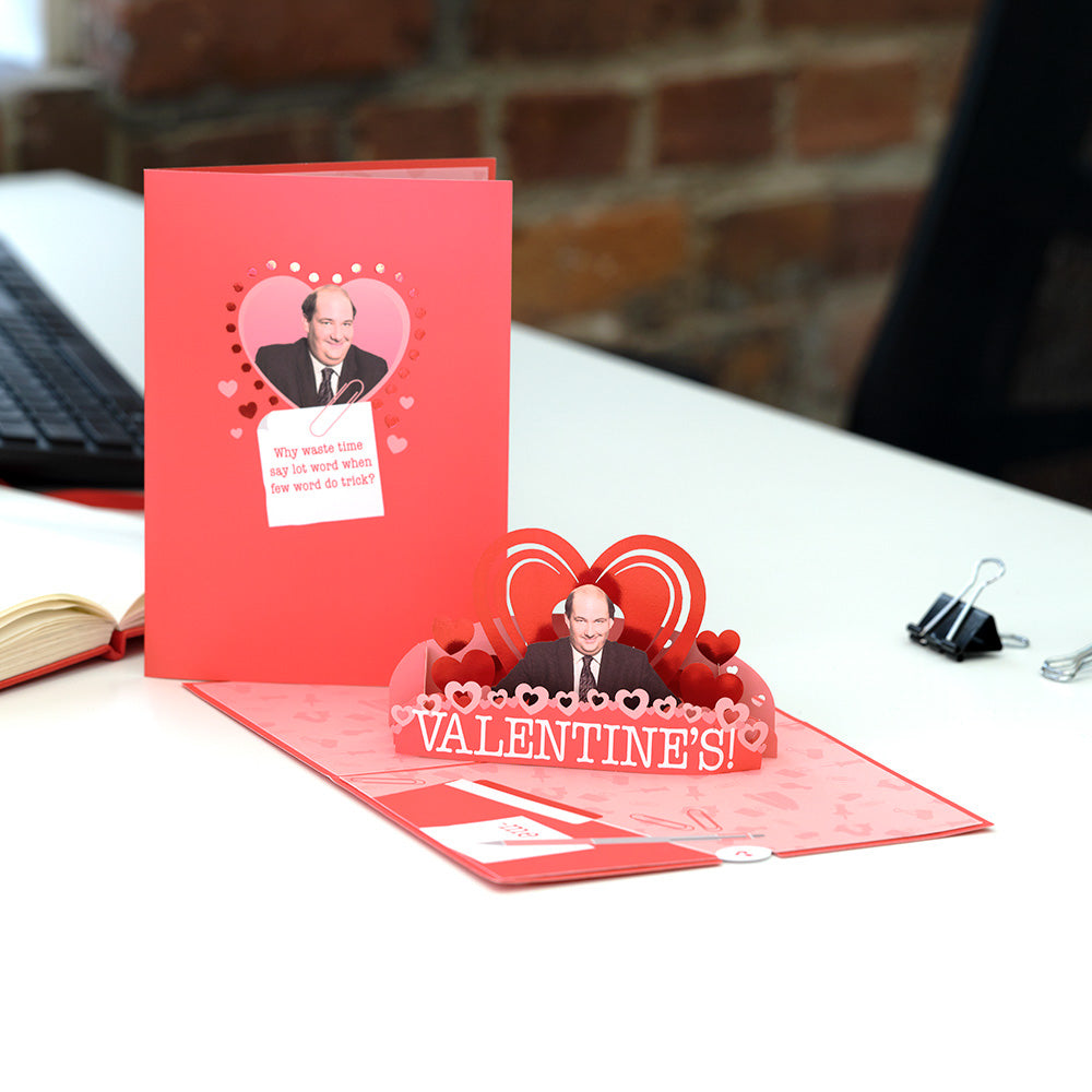 The Office Kevin Valentine Pop-Up Card、mySite、solidvoid