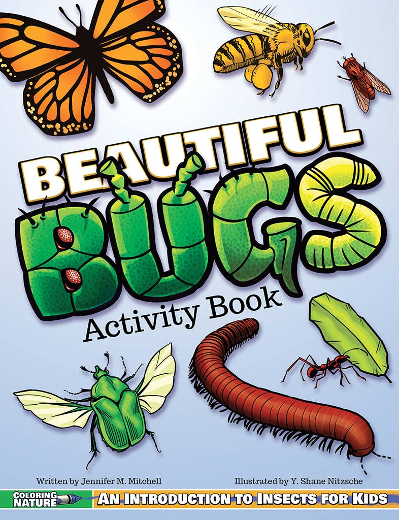 Beautiful Bugs Kids Coloring and Activity Book、mySite、g9winljtr
