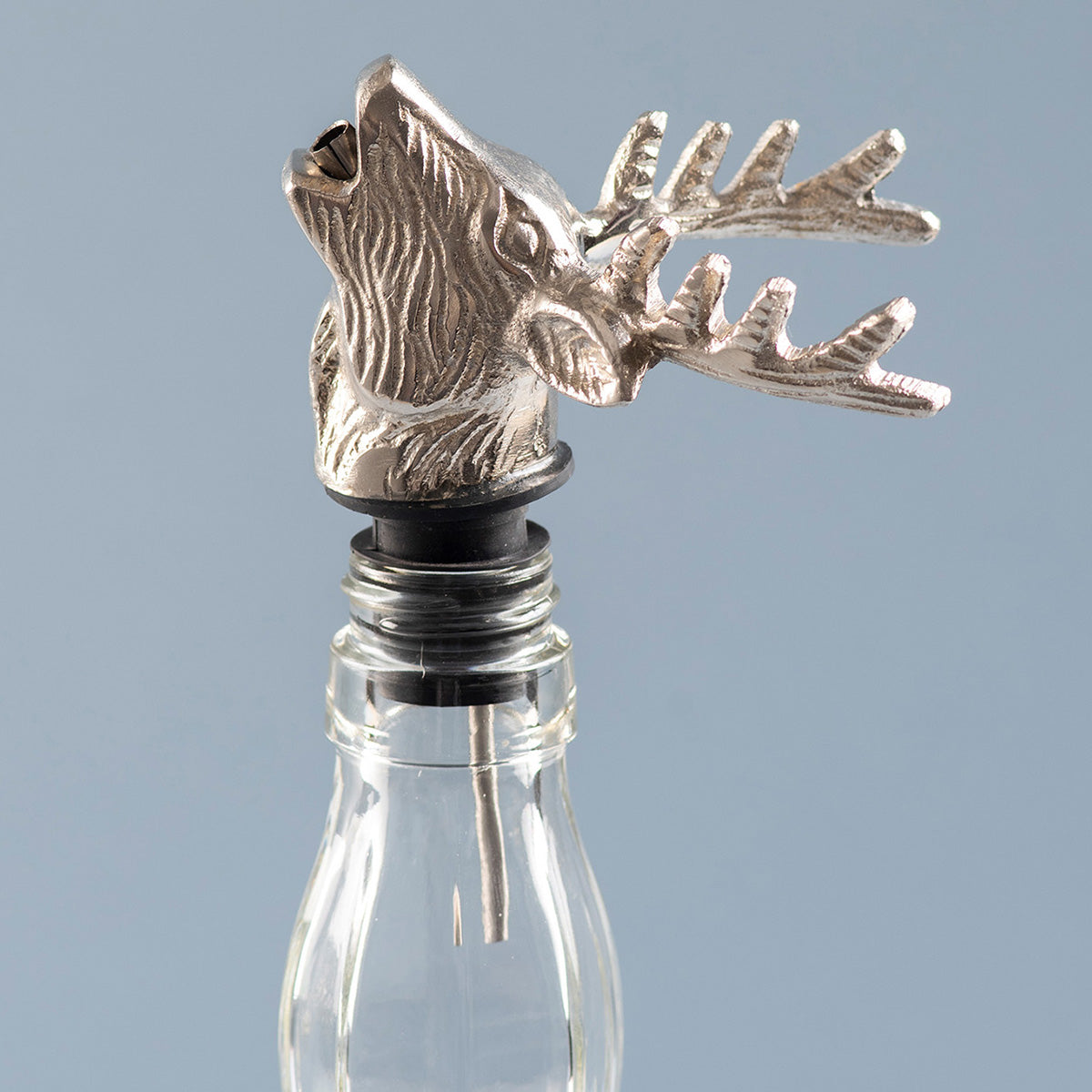 Stainless Steel Bottle Pourer | Deer Shape | Silver、mySite、camillekostekn