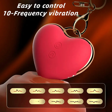 VelvetPulse Heart-Shaped Suction Vibrator