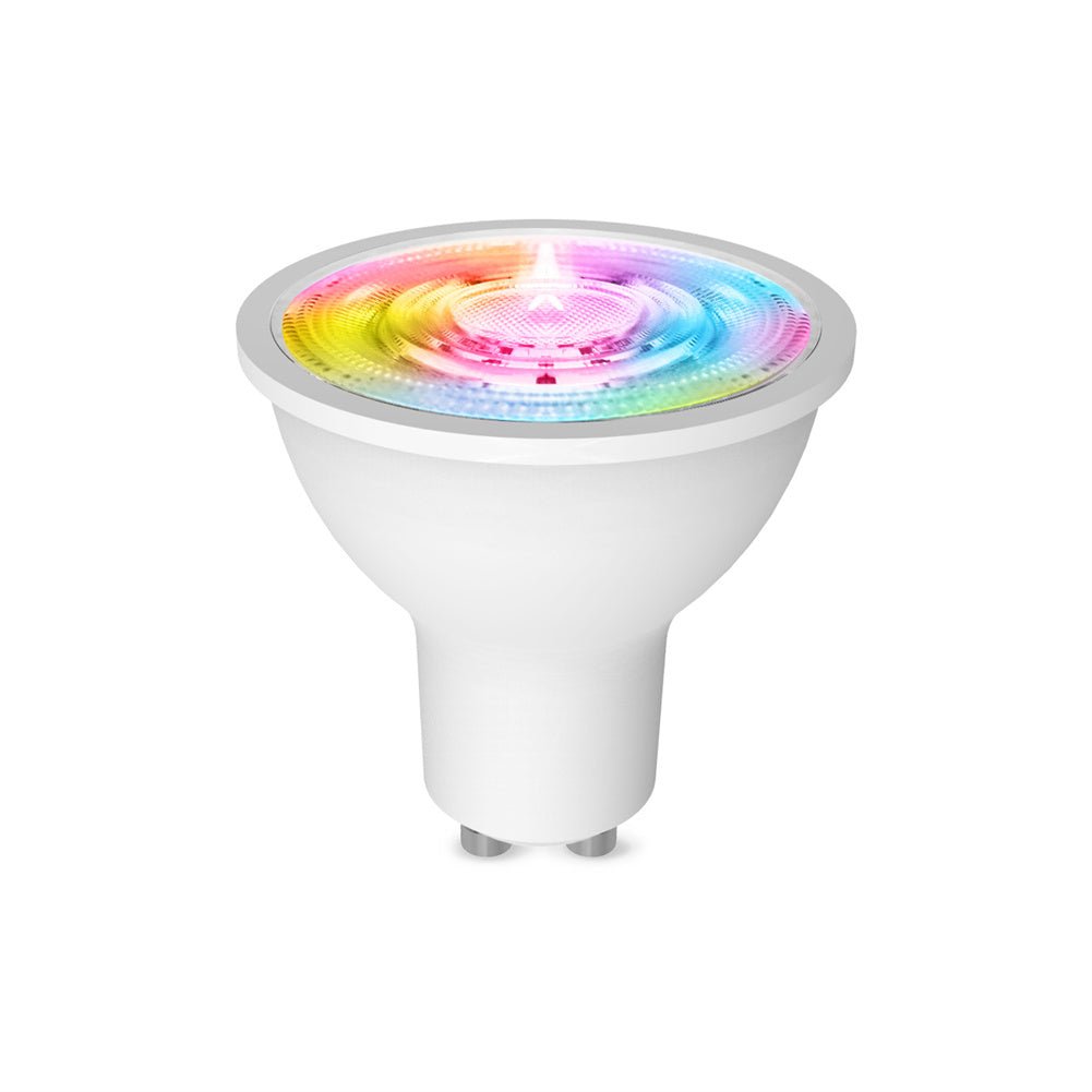 ZigBee GU10 Smart Sync Full Color LED Dimmable Party Light Bulbs RGBCCT 2200-6500K C+W 5W、mySite、fannypackpong