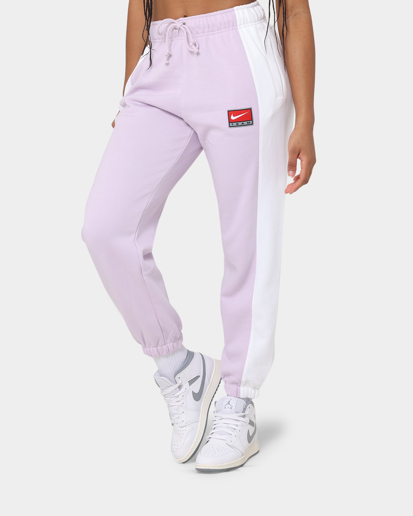 Nike Women's Nike Sportswear Team Nike Fleece Pants Doll/White、mySite、zt4zffjzw
