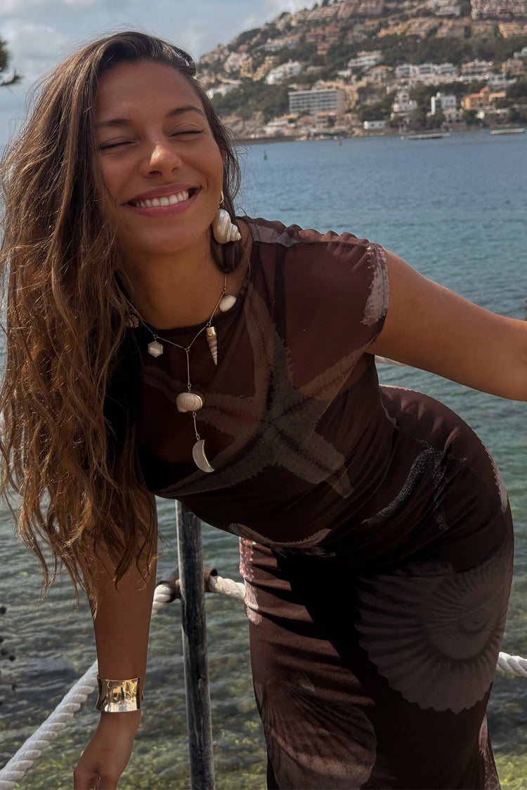 Chocolate Shell Sleeveless Dress、mySite、solidvoid