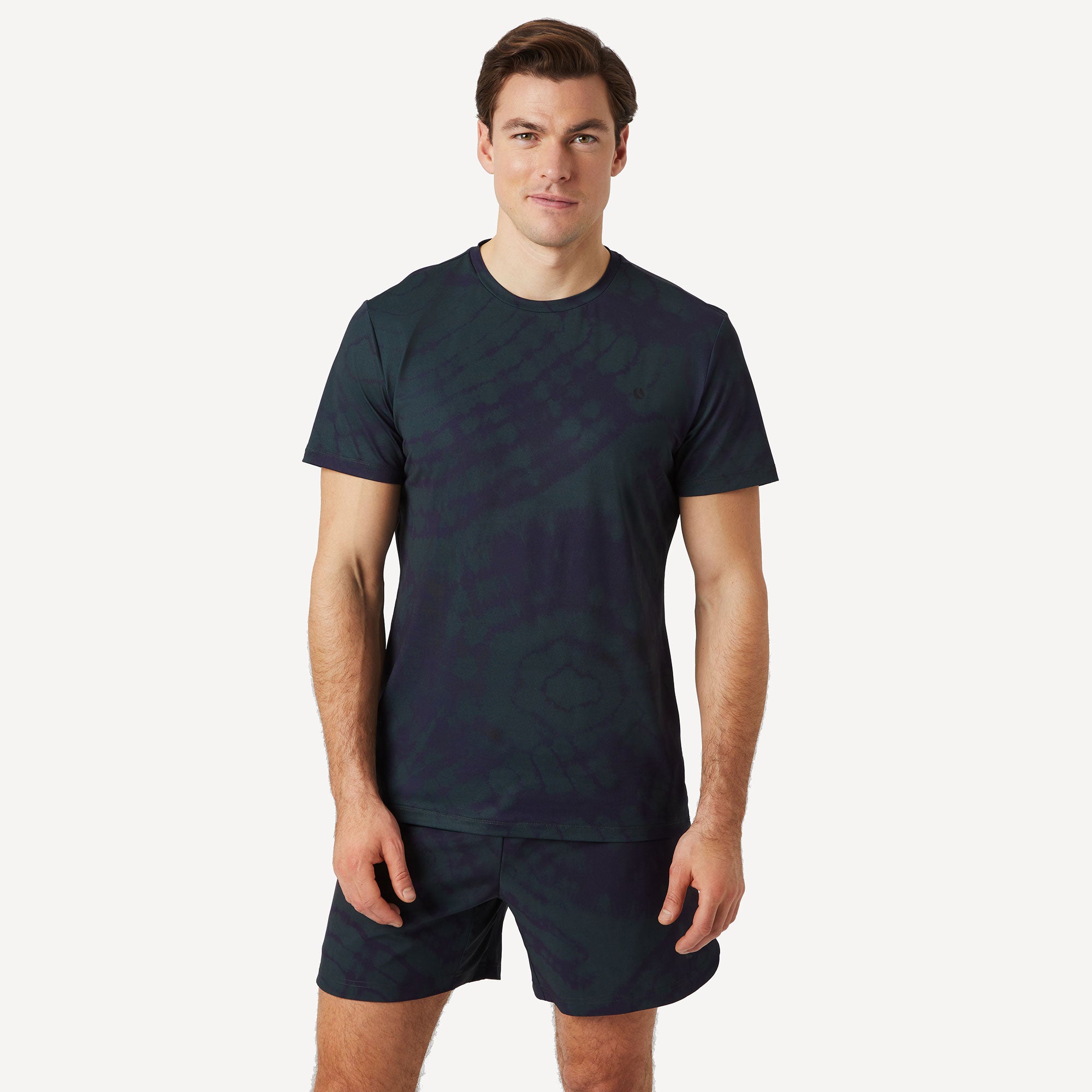 Bj枚rn Borg Ace Men's Tie Dye Tennis Shirt、mySite、neckold