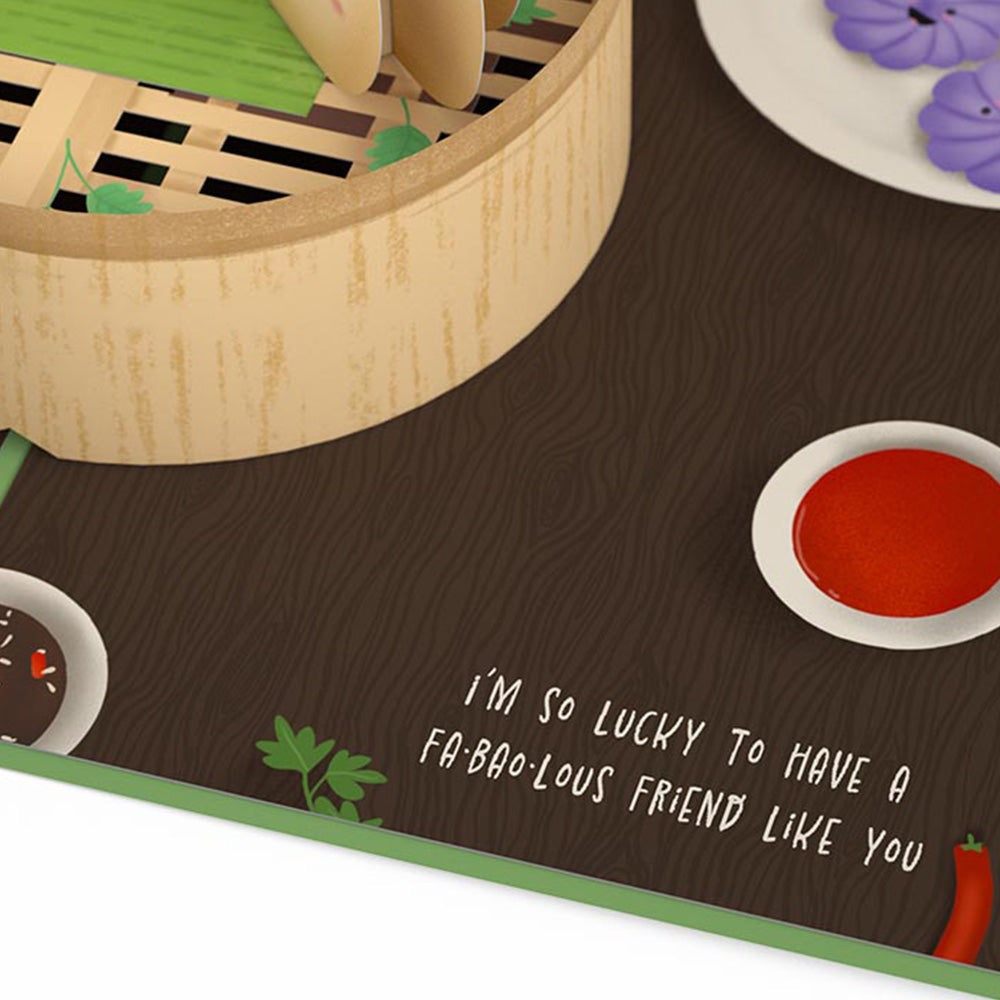 Wonton in a Million Friendship Pop-Up Card、mySite、solidvoid