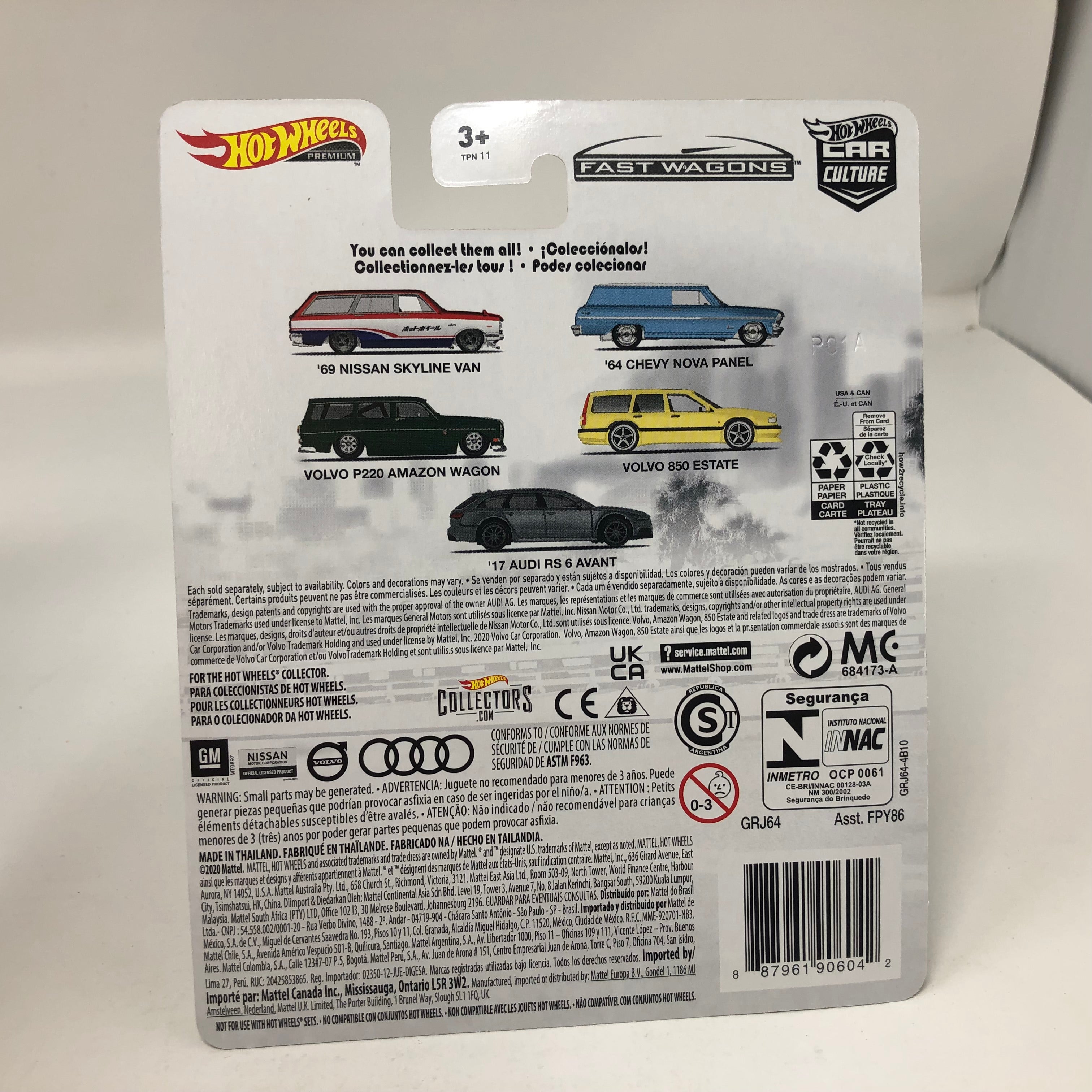 Volvo P220 Amazon Wagon * Hot Wheels FAST WAGONS Car Culture Series、mySite、hgirdovlk