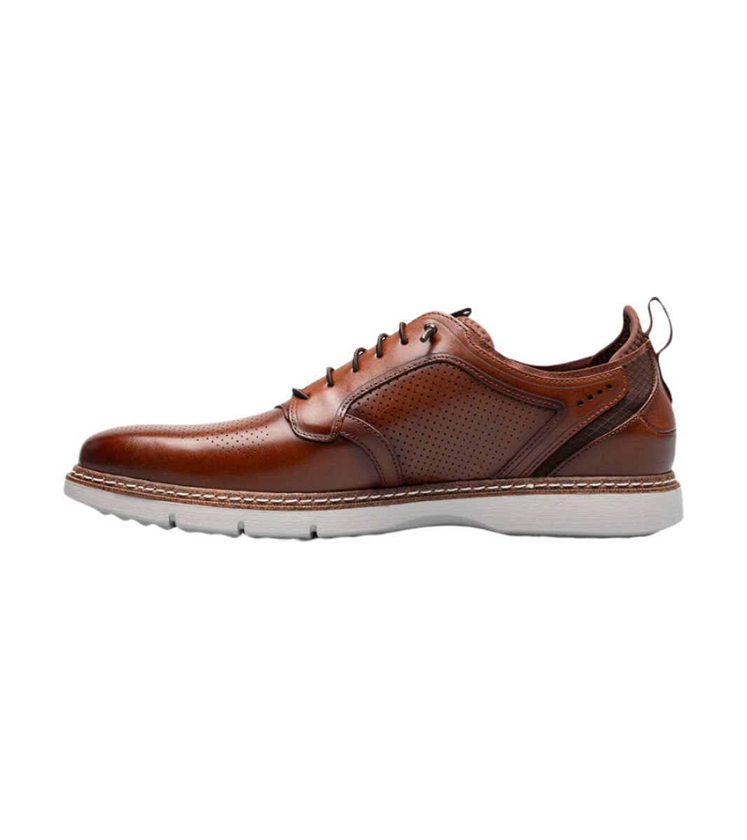  Stacy Adams Men's Sync Plain Toe Elastic Lace Up Casual Loafer - Cognac、mySite、preschool7hills