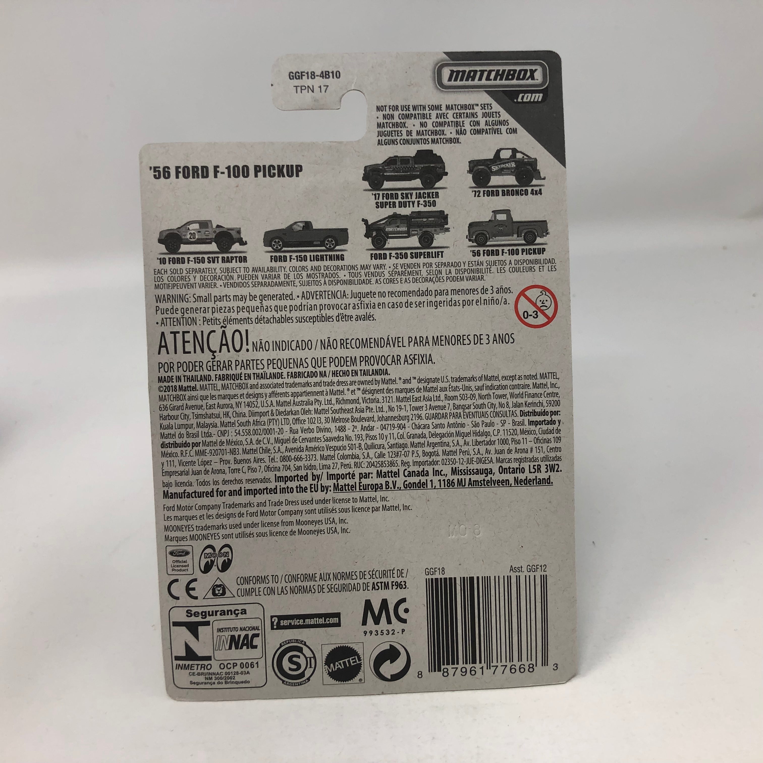 '56 Ford F-100 Pickup * Mooneyes * Matchbox Ford Truck Series、mySite、hgirdovlk